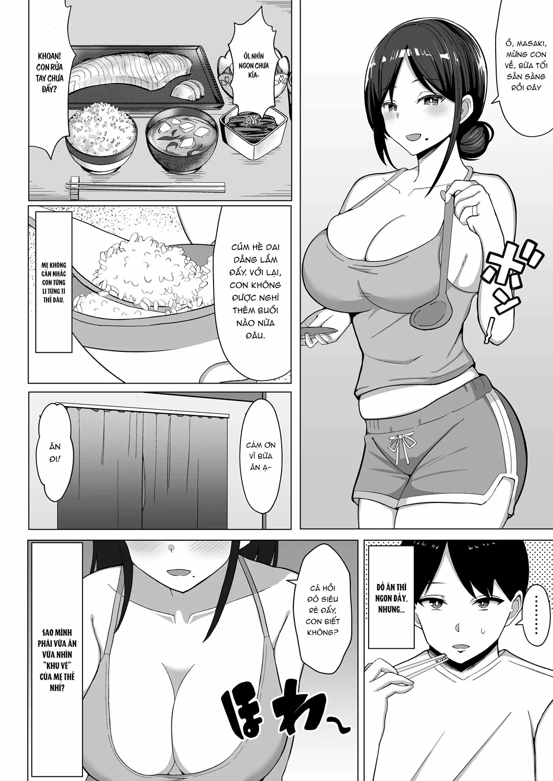 HentaiVN.net - Ảnh 7 - Ở cùng mẹ trong căn phòng 7m² - Chap 1