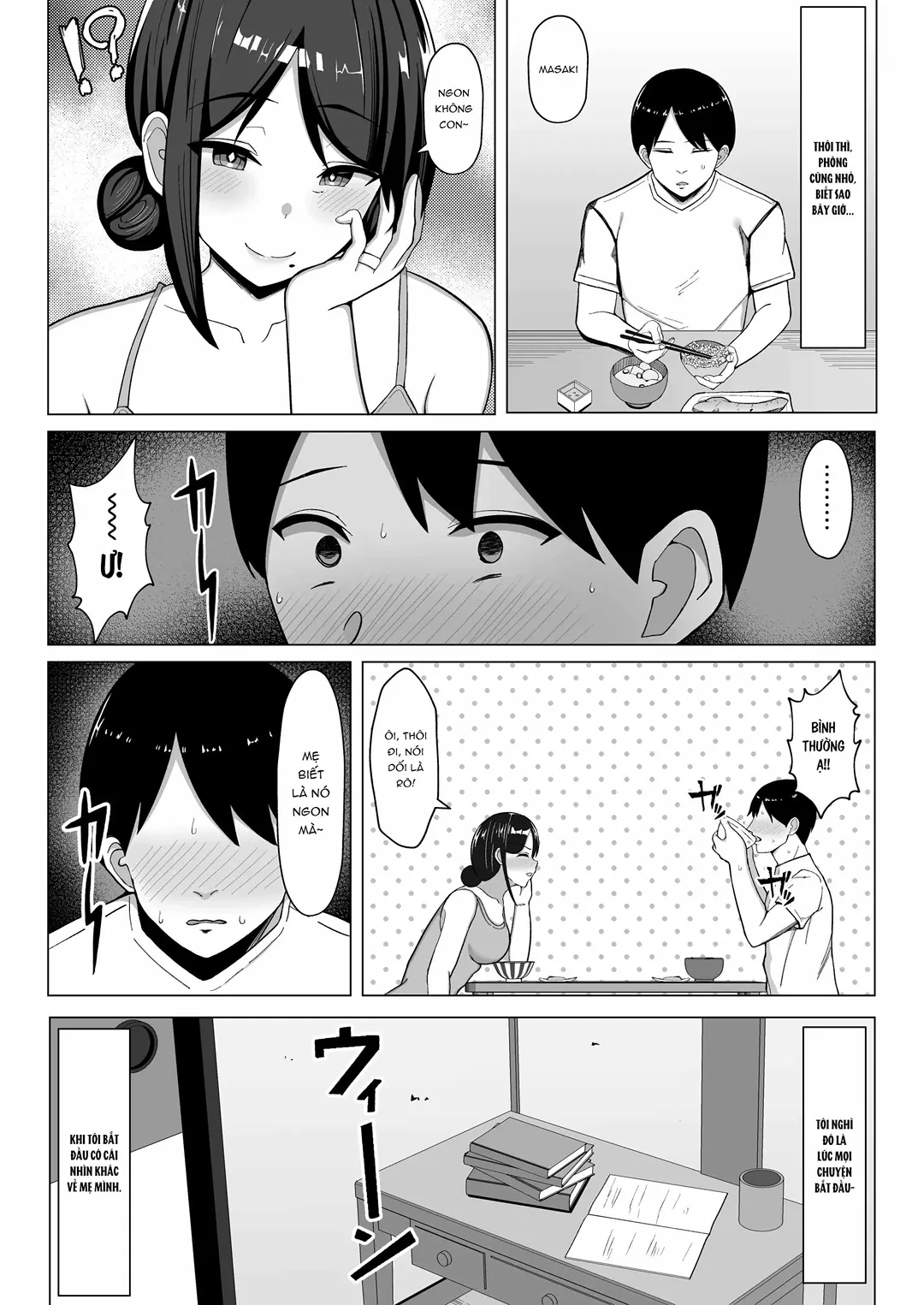 HentaiVN.net - Ảnh 8 - Ở cùng mẹ trong căn phòng 7m² - Chap 1