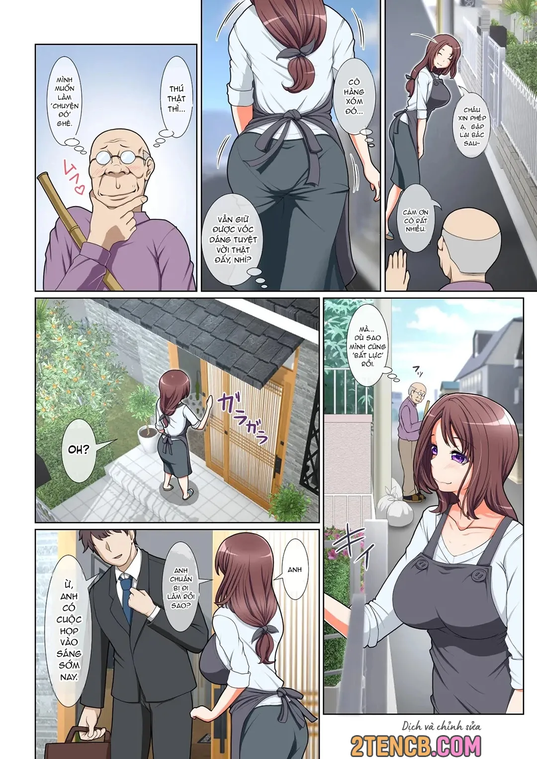 HentaiVN.net - Ảnh 4 - Người nội trợ siêu dâm đãng - Chap 1
