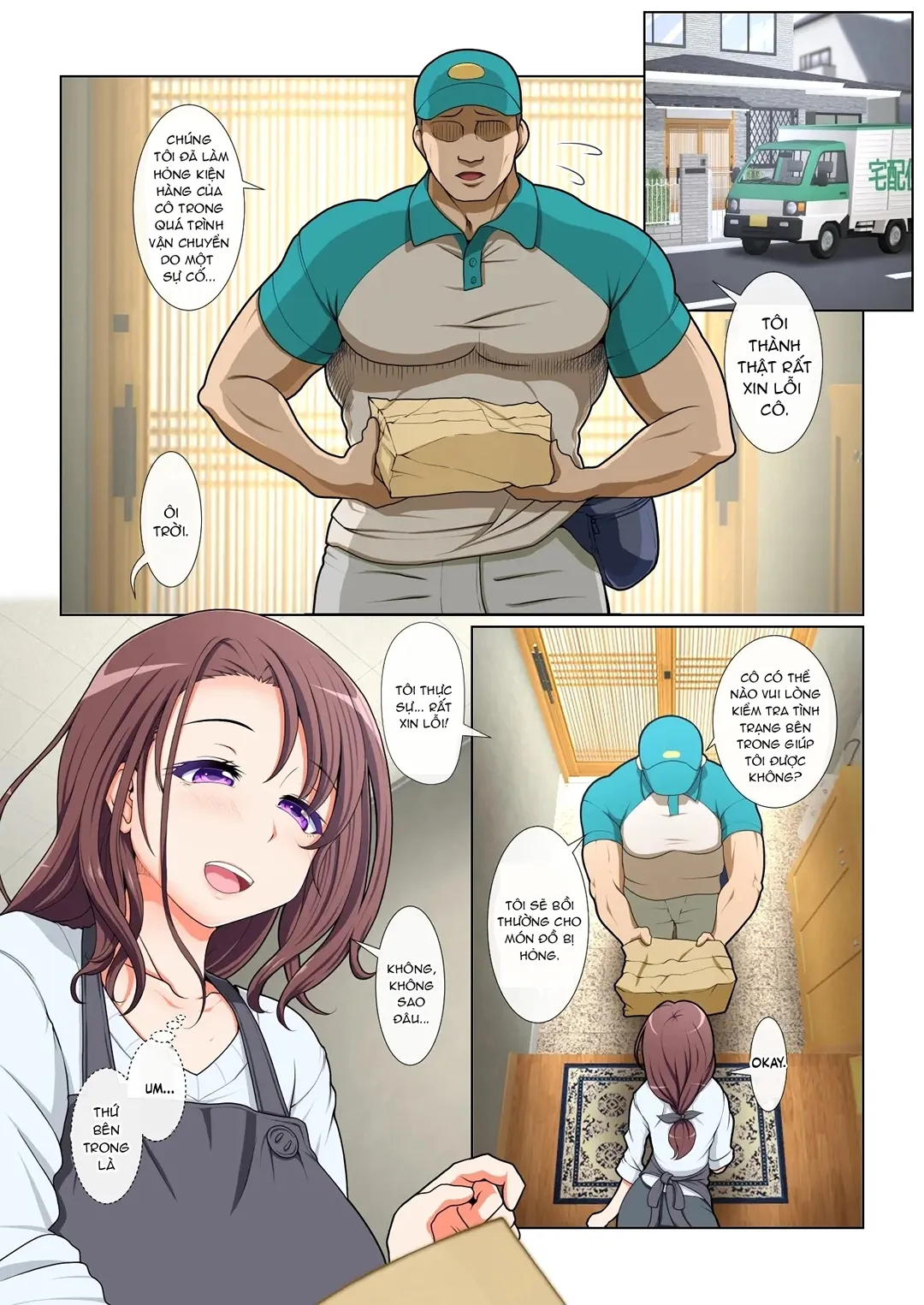 HentaiVN.net - Ảnh 6 - Người nội trợ siêu dâm đãng - Chap 1