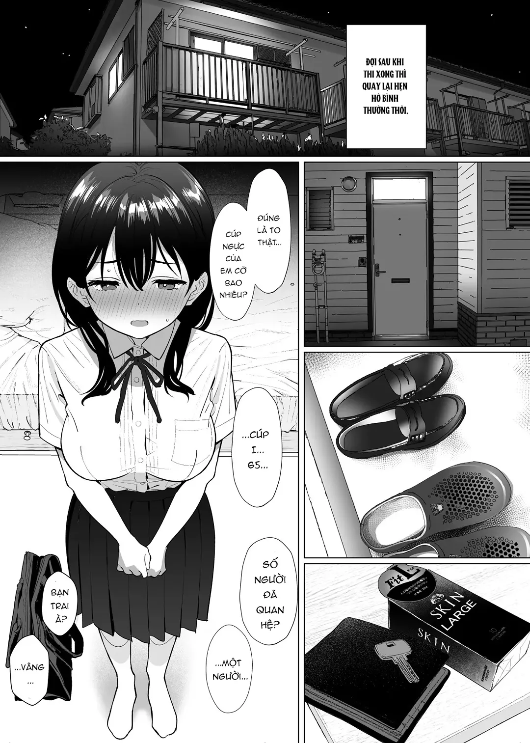 HentaiVN.net - Ảnh 33 - Đối mặt với cây hàng trên 18cm - Chap 1