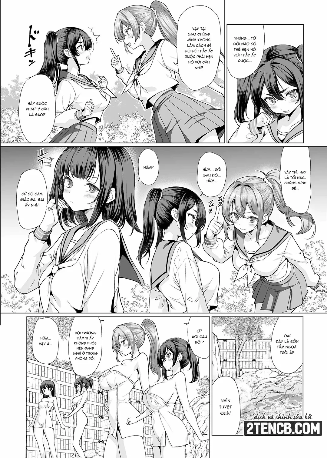 HentaiVN.net - Ảnh 4 - Bị đám nữ sinh “vây hãm” ở suối nước nóng - Chap 1