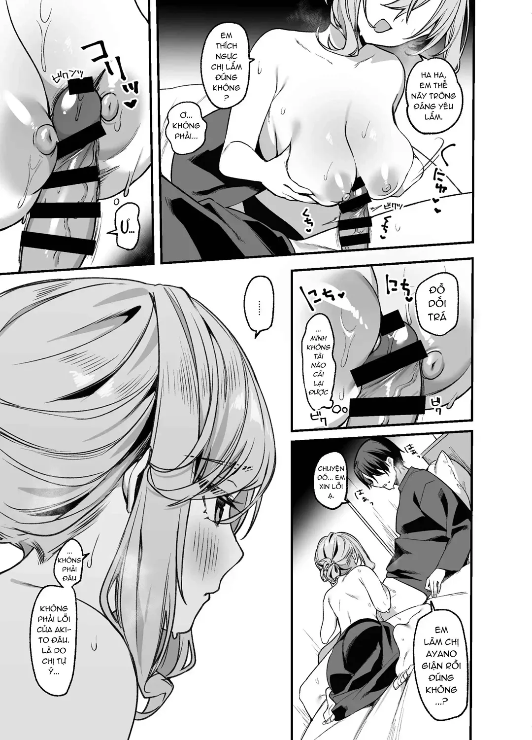 HentaiVN.net - Ảnh 12 - Chị gái cắt tóc nhắm vào tôi sao? - Chap 3