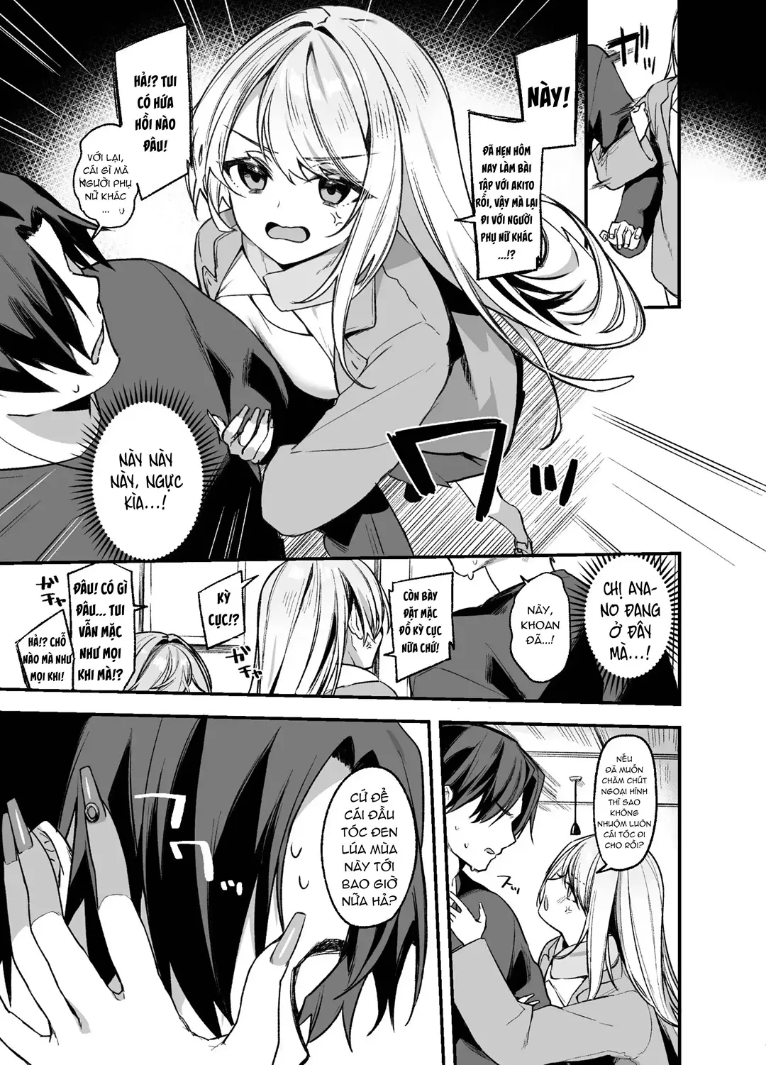 HentaiVN.net - Ảnh 6 - Chị gái cắt tóc nhắm vào tôi sao? - Chap 3