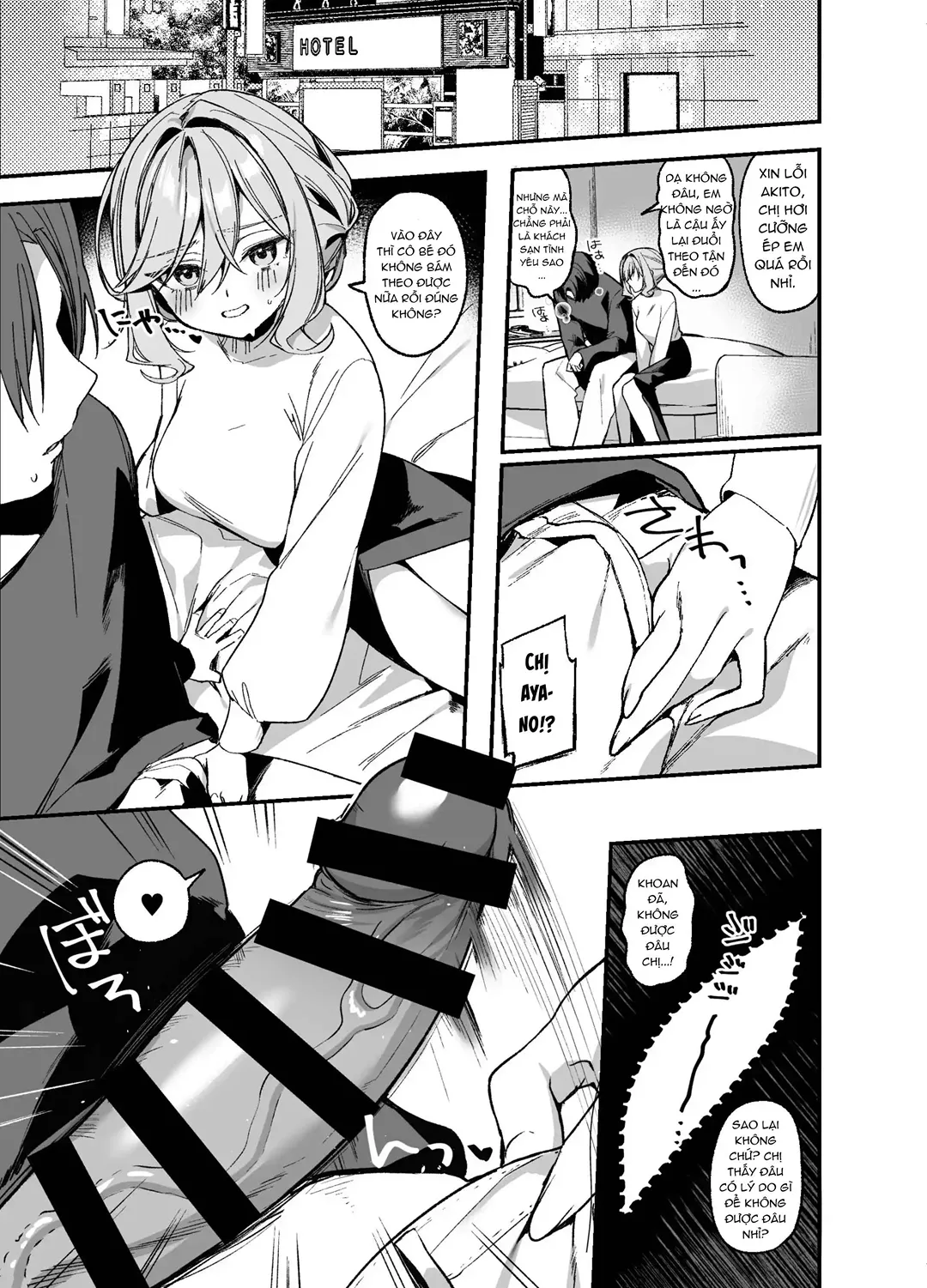 HentaiVN.net - Ảnh 8 - Chị gái cắt tóc nhắm vào tôi sao? - Chap 3