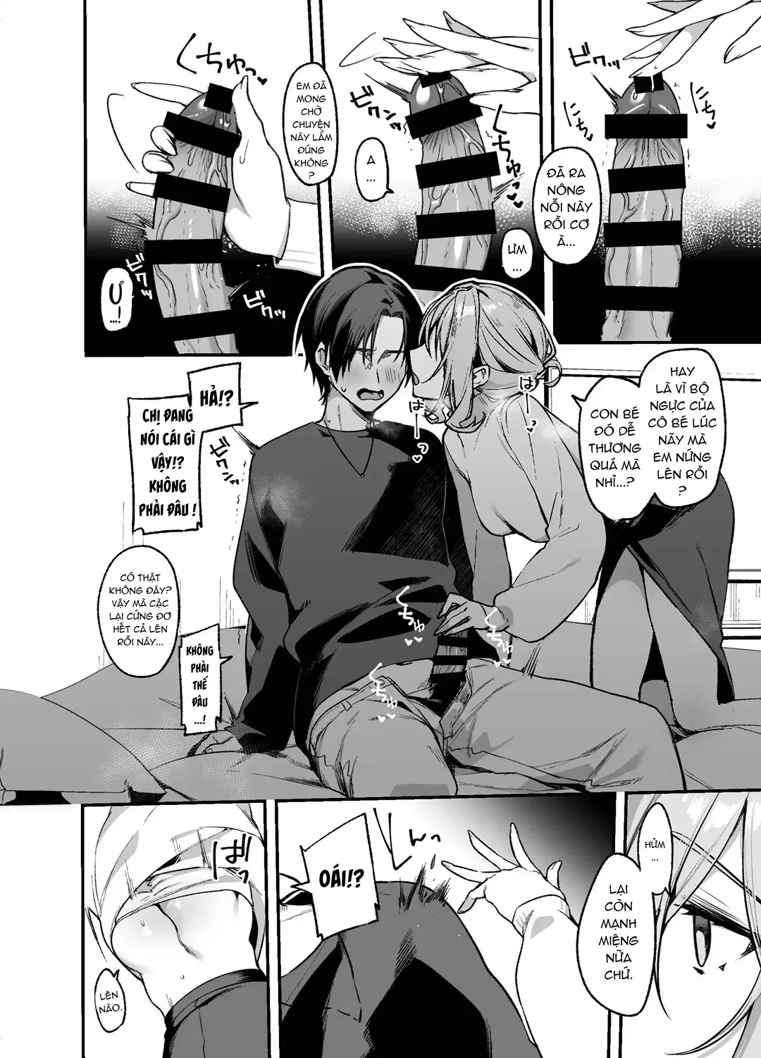 HentaiVN.net - Ảnh 9 - Chị gái cắt tóc nhắm vào tôi sao? - Chap 3