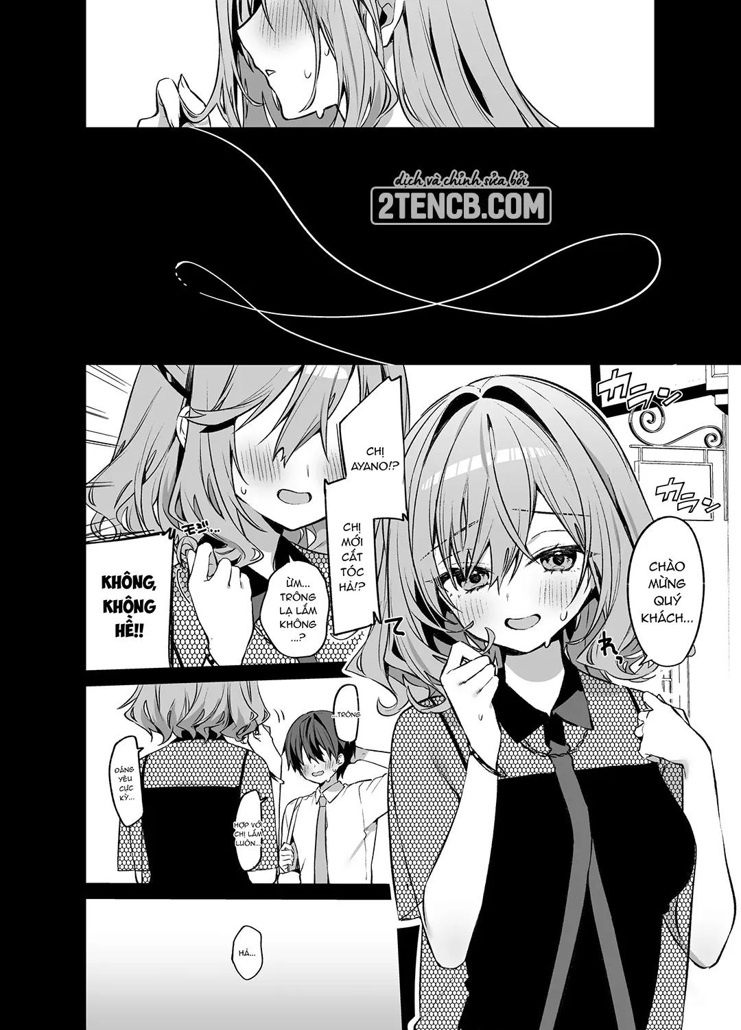 HentaiVN.net - Ảnh 11 - Chị gái cắt tóc nhắm vào tôi sao? - Chap 4