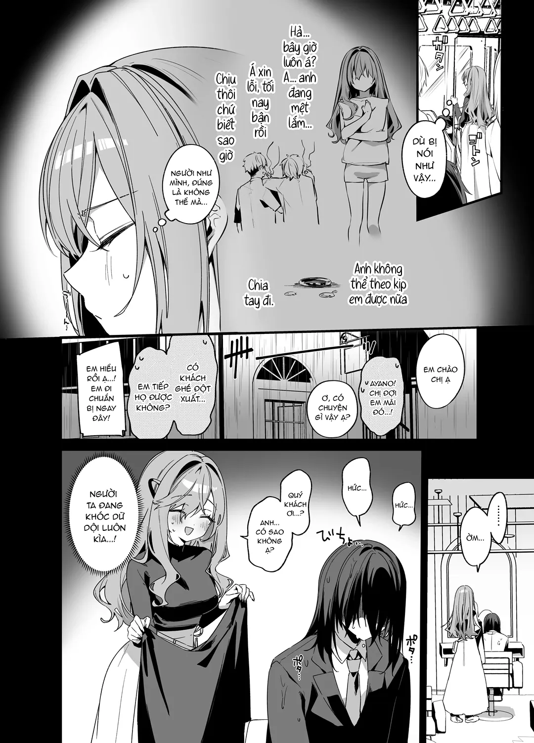 HentaiVN.net - Ảnh 3 - Chị gái cắt tóc nhắm vào tôi sao? - Chap 4