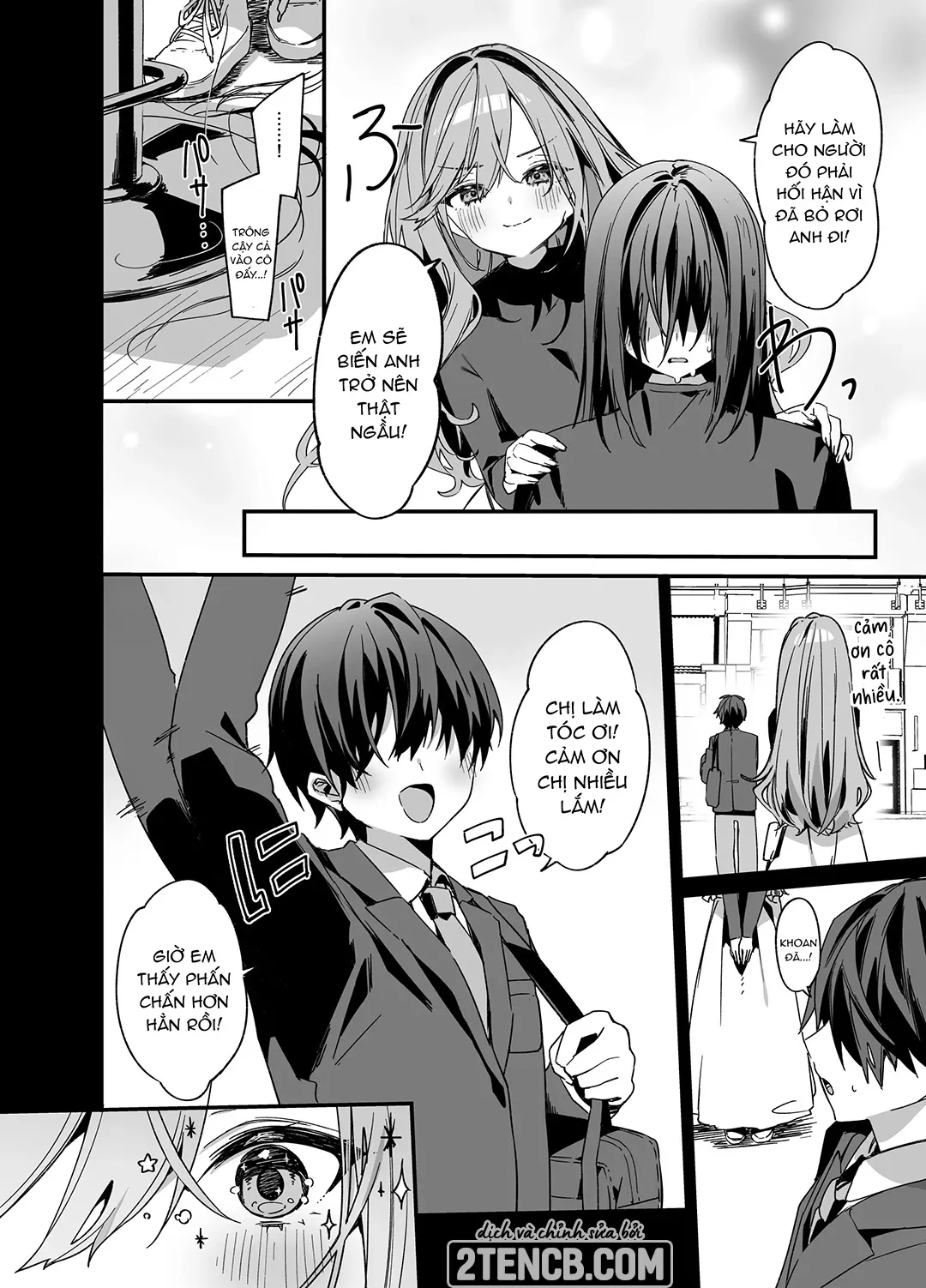 HentaiVN.net - Ảnh 5 - Chị gái cắt tóc nhắm vào tôi sao? - Chap 4
