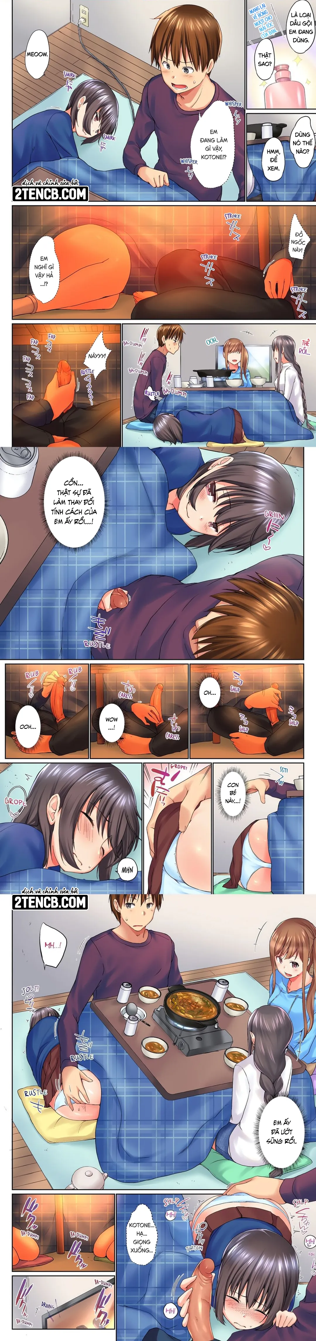 HentaiVN.net - Ảnh 4 - Sự cố trong bồn tắm: Cặc anh trai trượt vào trong lồn tôi - Chap 11