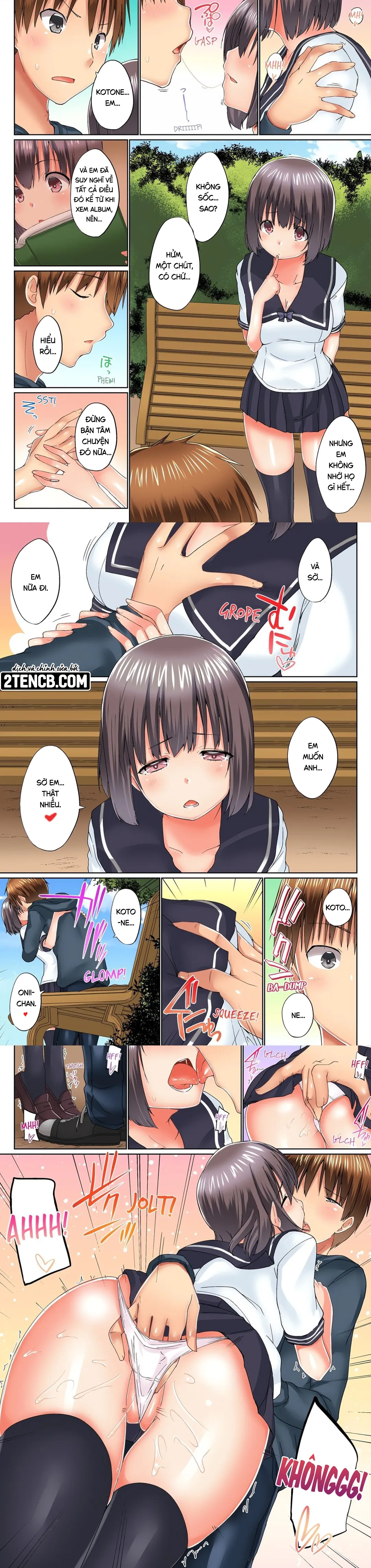 HentaiVN.net - Ảnh 4 - Sự cố trong bồn tắm: Cặc anh trai trượt vào trong lồn tôi - Chap 17