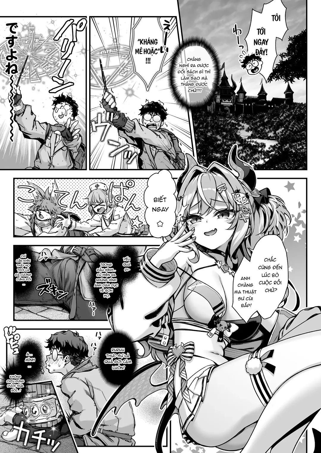 HentaiVN.net - Ảnh 10 - Nữ quỷ Succubus đối đầu với… - Chap 1