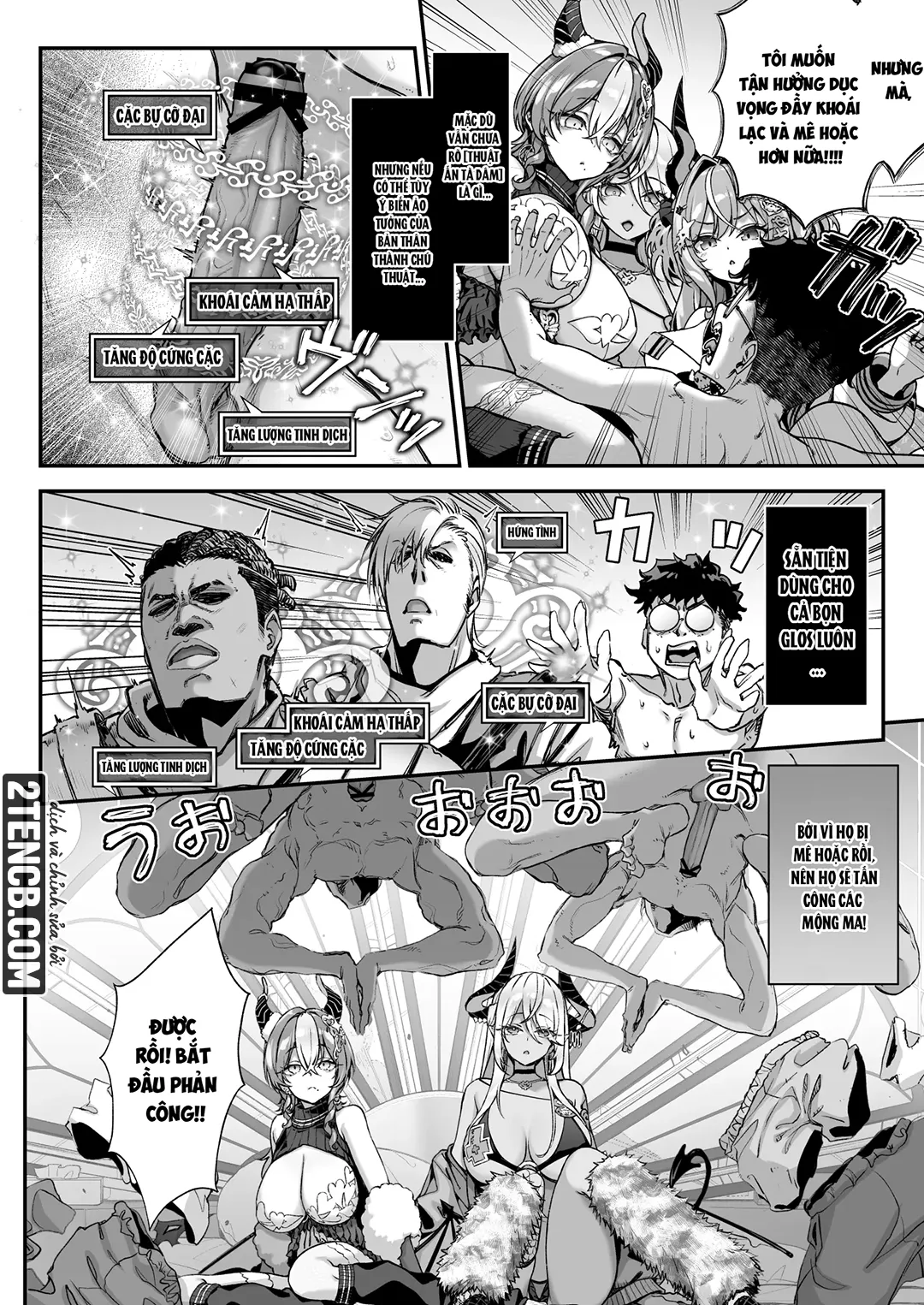 HentaiVN.net - Ảnh 15 - Nữ quỷ Succubus đối đầu với… - Chap 1