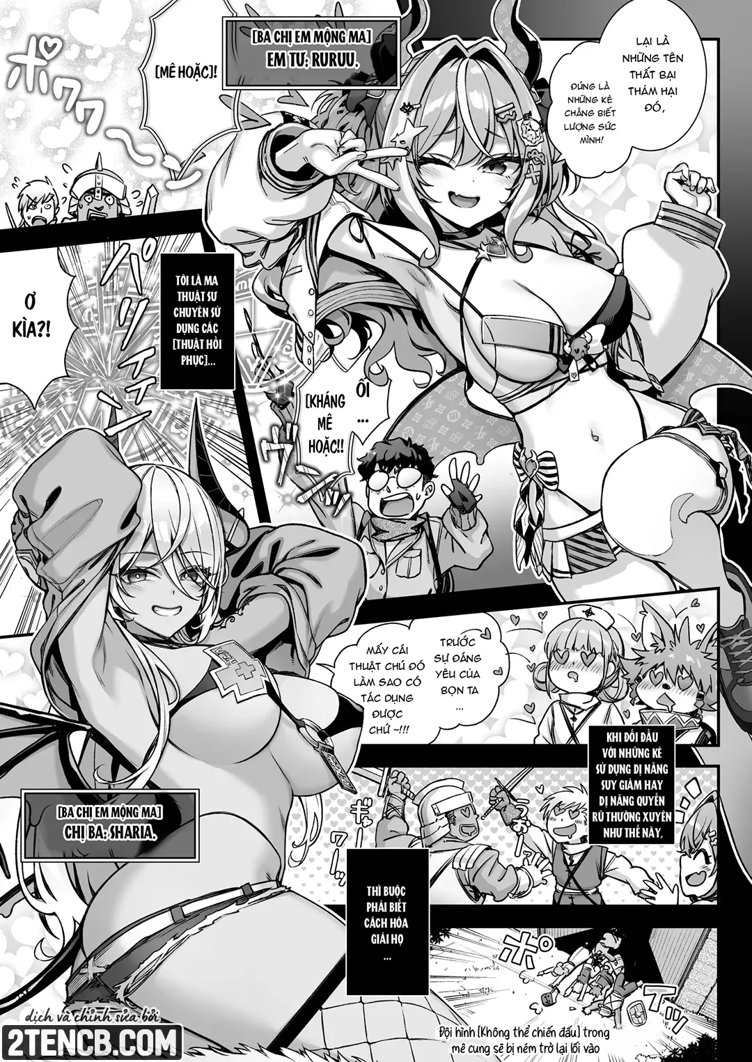 HentaiVN.net - Ảnh 6 - Nữ quỷ Succubus đối đầu với… - Chap 1