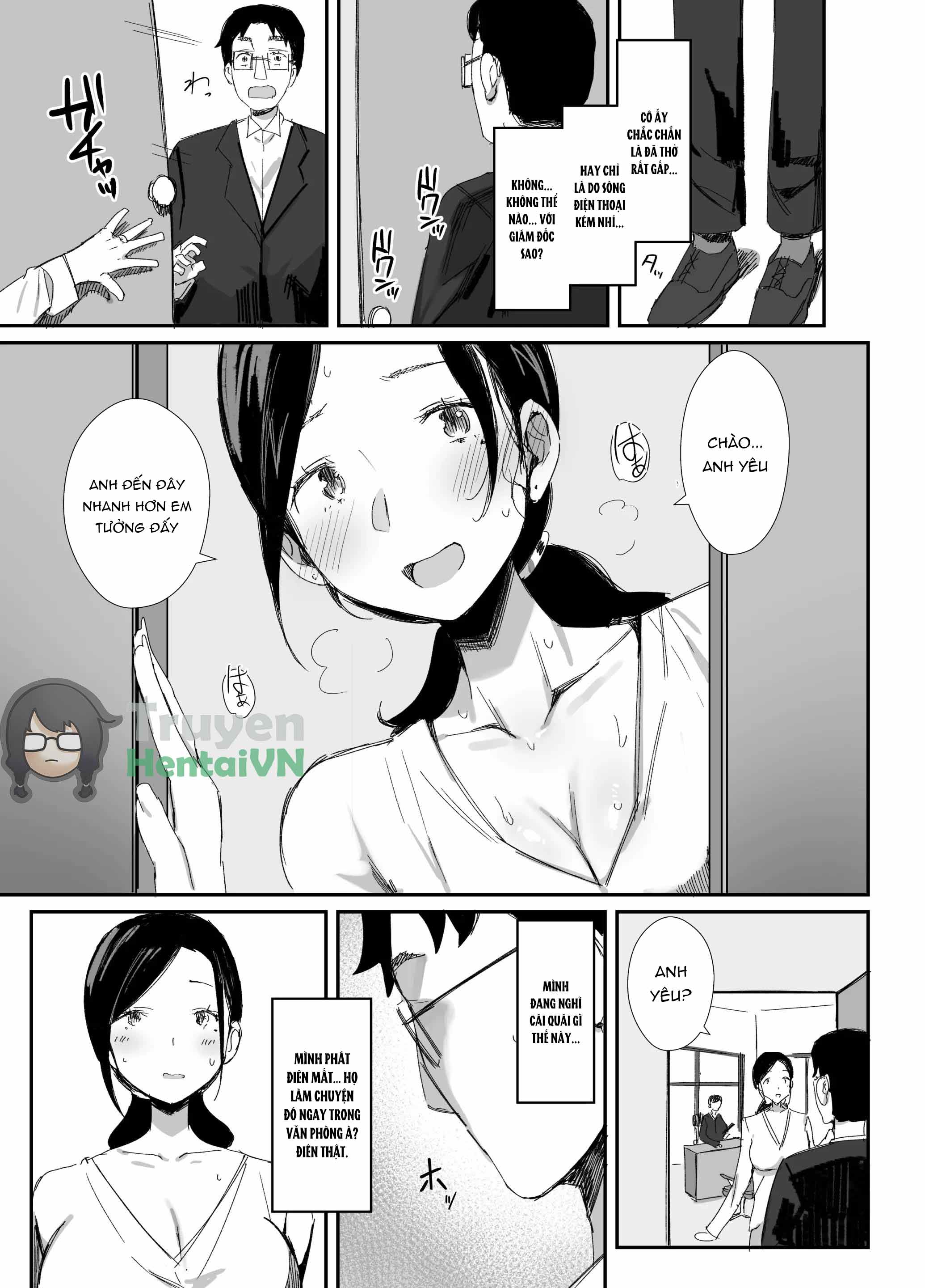 HentaiVN.net - Ảnh 11 - Shokuba Fukki shita Hitozuma ga Netorare Ochiru made 2 - Chap 1