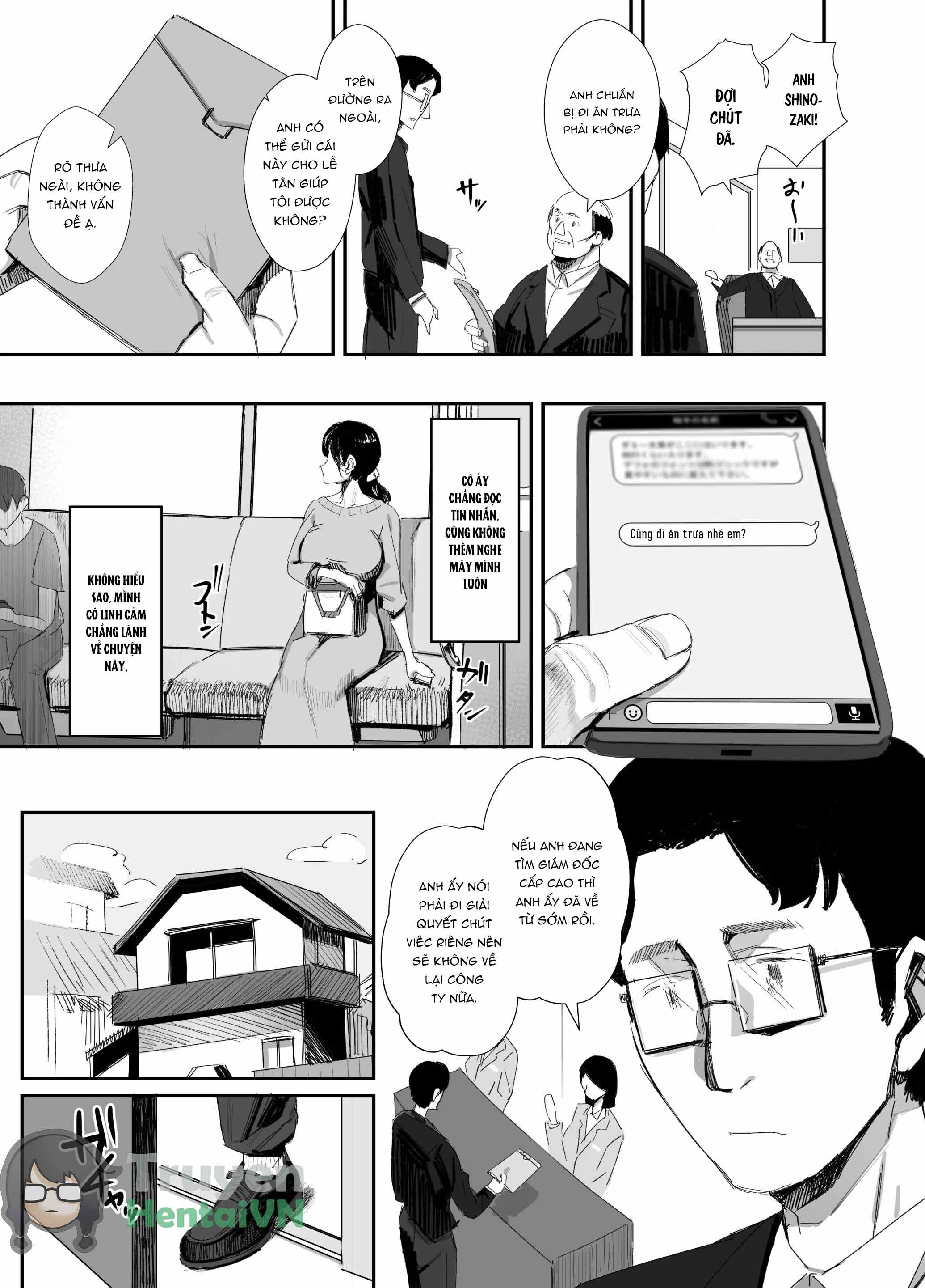HentaiVN.net - Ảnh 23 - Shokuba Fukki shita Hitozuma ga Netorare Ochiru made 2 - Chap 1