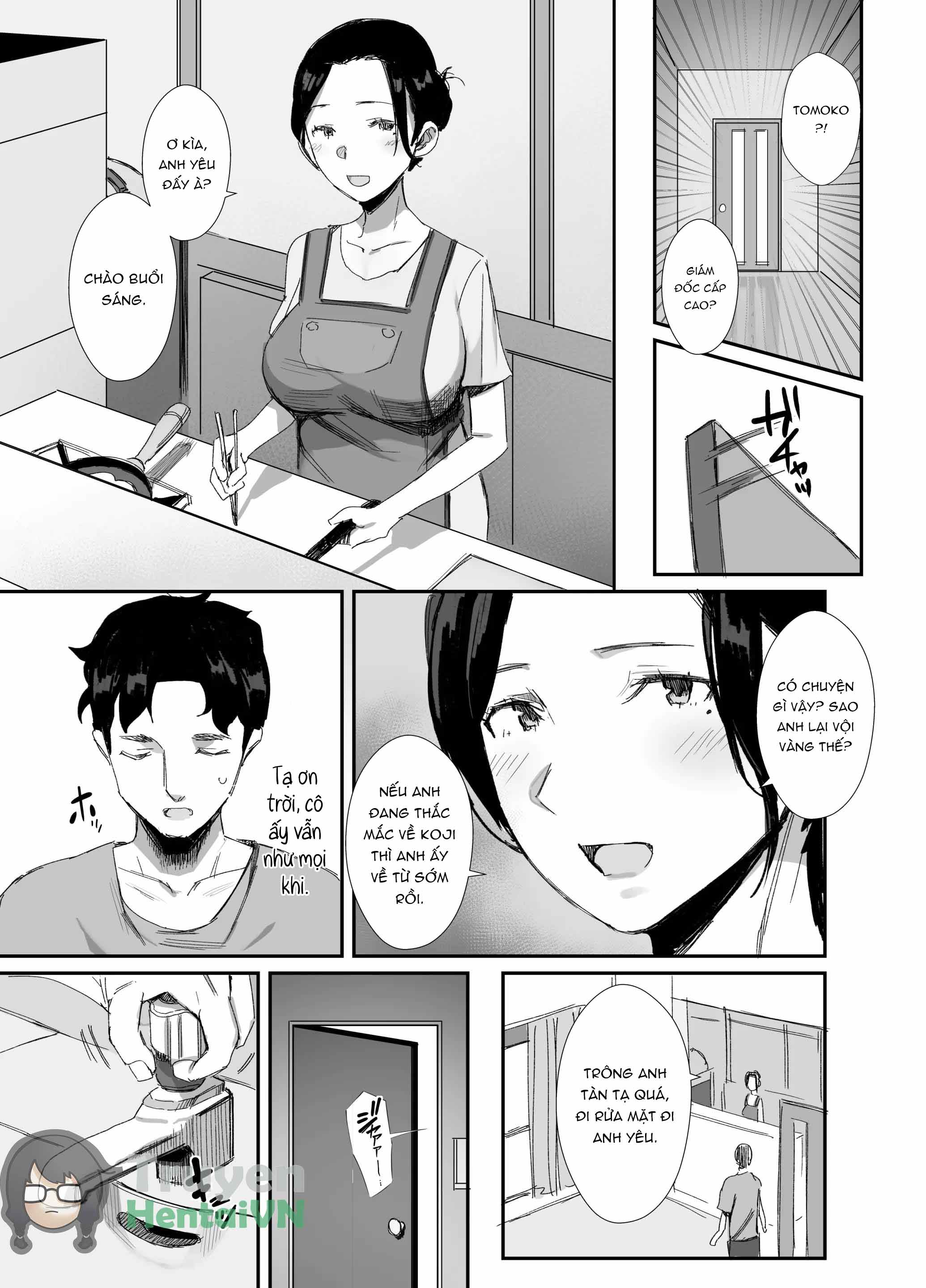 HentaiVN.net - Ảnh 5 - Shokuba Fukki shita Hitozuma ga Netorare Ochiru made 2 - Chap 1