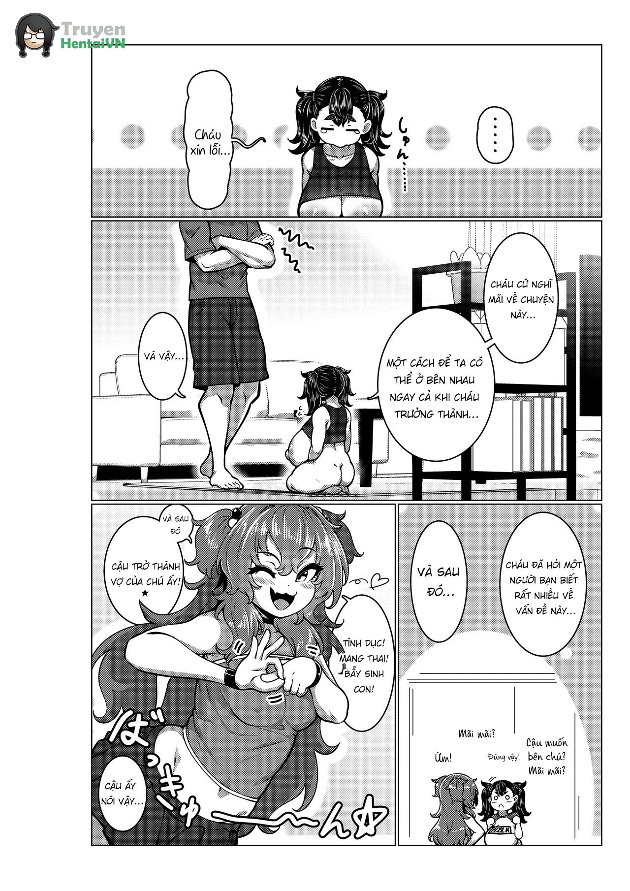 HentaiVN.net - Ảnh 12 - Chichi Gaki - Chap 1