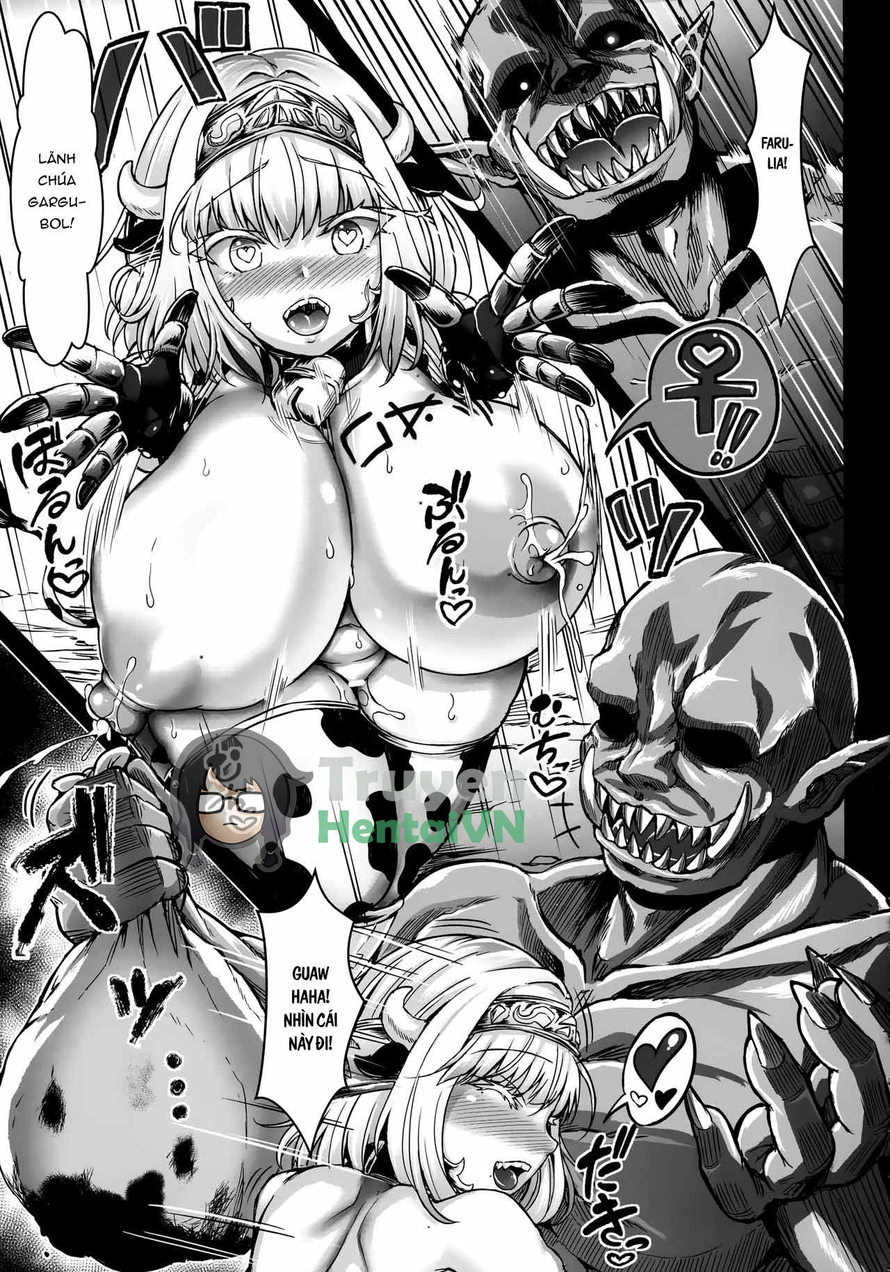HentaiVN.net - Ảnh 15 - Gund Cunnum Vol. 5 Shussan Bokujou Kokuin No Onna Kishi Netori Kanryou Hen - Chap 1