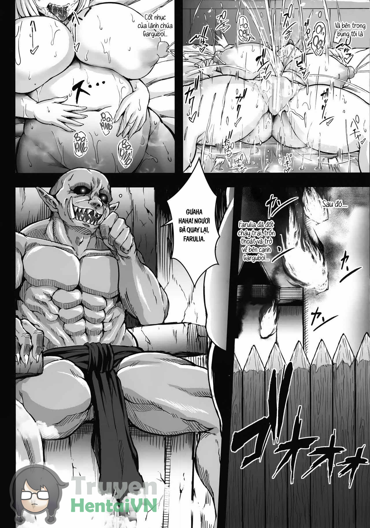 HentaiVN.net - Ảnh 32 - Gund Cunnum Vol. 5 Shussan Bokujou Kokuin No Onna Kishi Netori Kanryou Hen - Chap 1