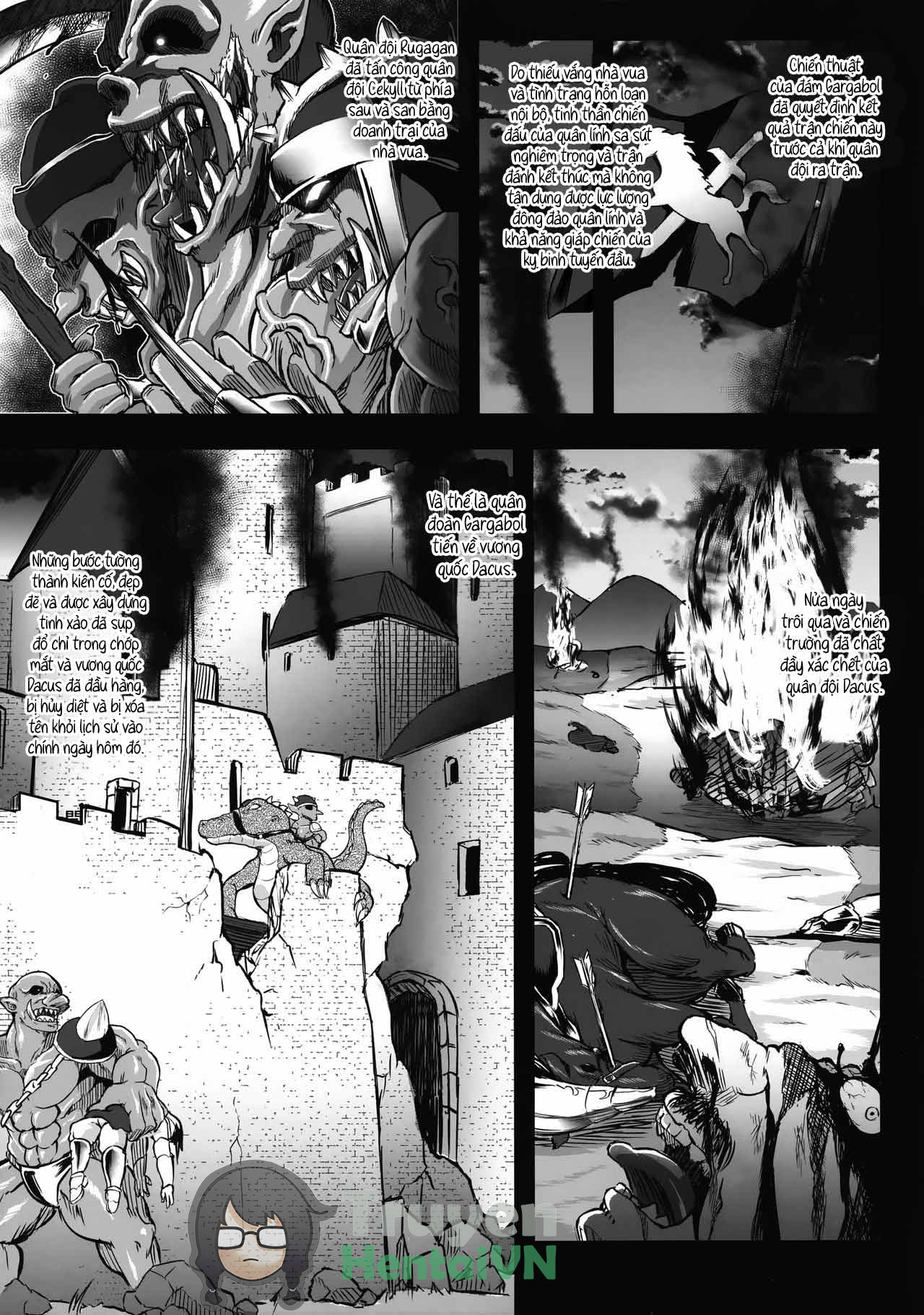 HentaiVN.net - Ảnh 47 - Gund Cunnum Vol. 5 Shussan Bokujou Kokuin No Onna Kishi Netori Kanryou Hen - Chap 1