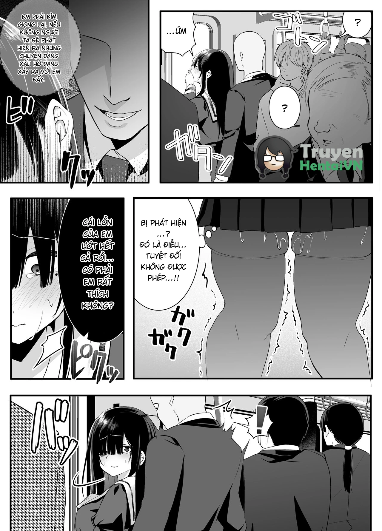 HentaiVN.net - Ảnh 14 - Fujun Isei Kouyuu shitara Soku Taigaku no Seijun Muku na Gakuensei ni Itazura ~Densha Chikan Hen~ - Chap 1