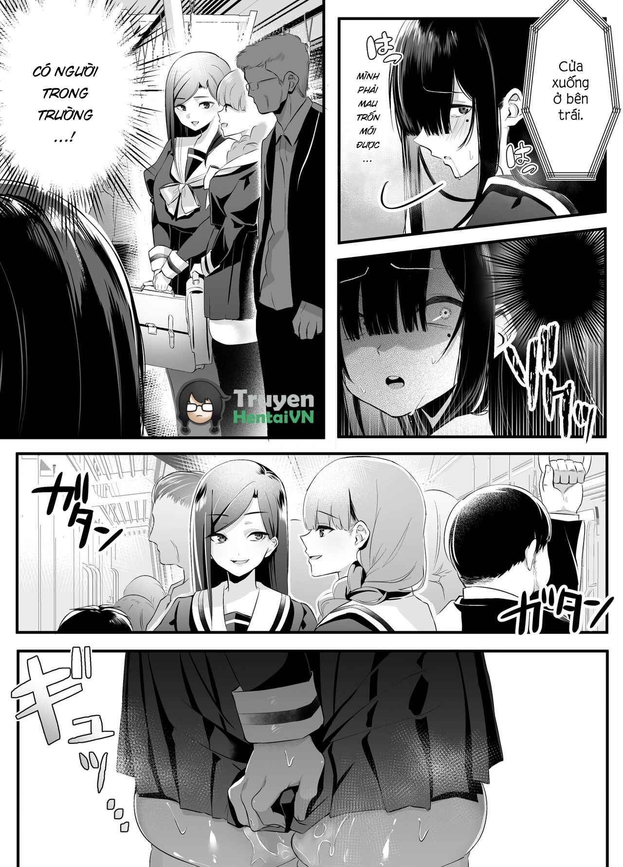 HentaiVN.net - Ảnh 18 - Fujun Isei Kouyuu shitara Soku Taigaku no Seijun Muku na Gakuensei ni Itazura ~Densha Chikan Hen~ - Chap 1