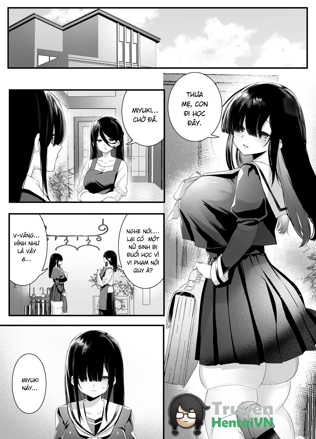 HentaiVN.net - Ảnh 5 - Fujun Isei Kouyuu shitara Soku Taigaku no Seijun Muku na Gakuensei ni Itazura ~Densha Chikan Hen~ - Chap 1