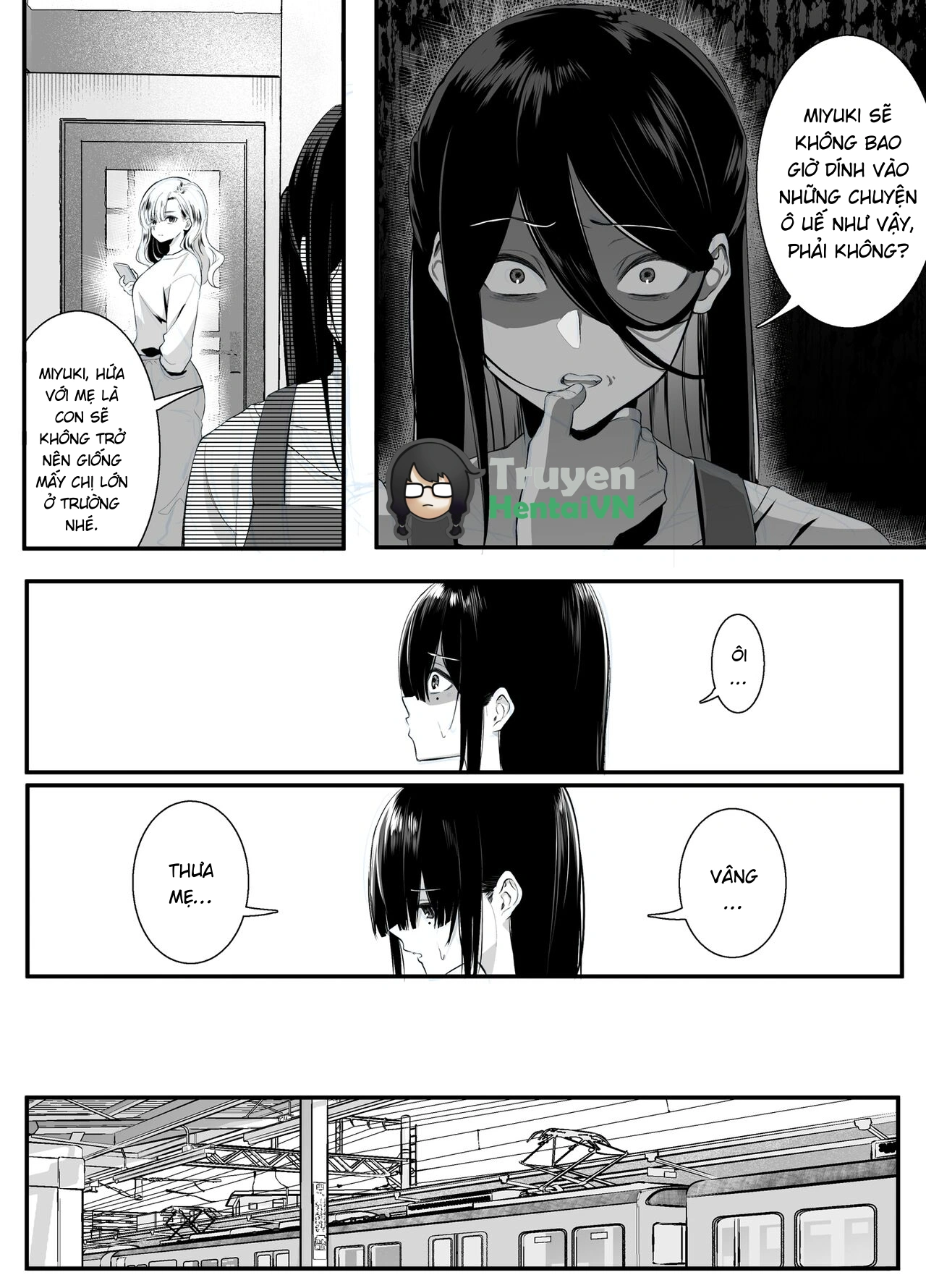 HentaiVN.net - Ảnh 6 - Fujun Isei Kouyuu shitara Soku Taigaku no Seijun Muku na Gakuensei ni Itazura ~Densha Chikan Hen~ - Chap 1