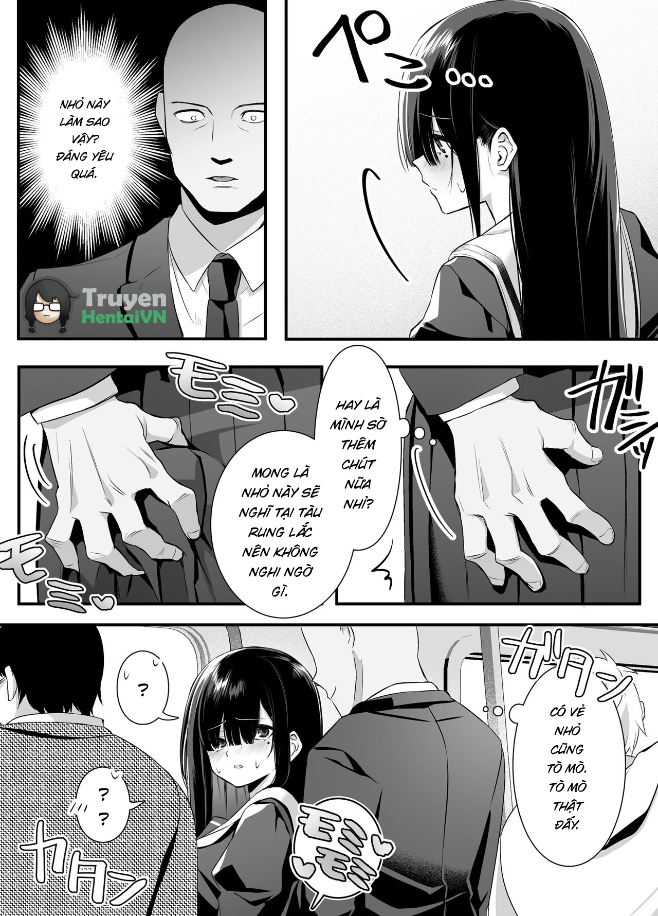 HentaiVN.net - Ảnh 9 - Fujun Isei Kouyuu shitara Soku Taigaku no Seijun Muku na Gakuensei ni Itazura ~Densha Chikan Hen~ - Chap 1