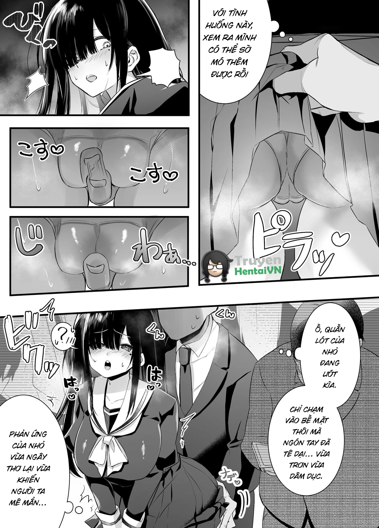 HentaiVN.net - Ảnh 10 - Fujun Isei Kouyuu shitara Soku Taigaku no Seijun Muku na Gakuensei ni Itazura ~Densha Chikan Hen~ - Chap 1