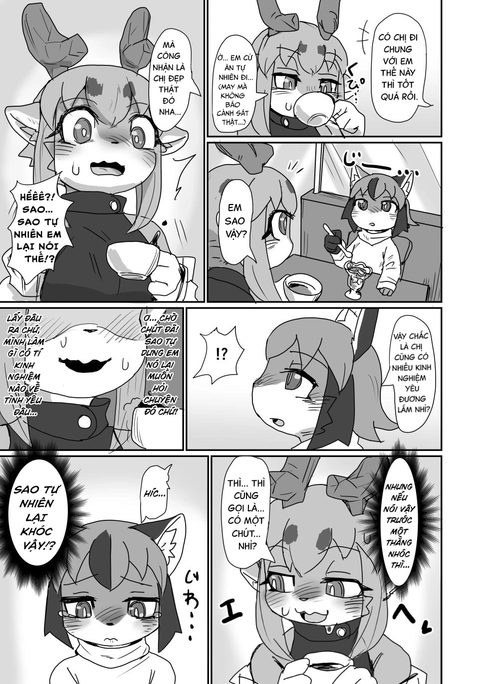 HentaiVN.net - Ảnh 7 - Dạy giúp em đi mà! Onee-san - Chap 1