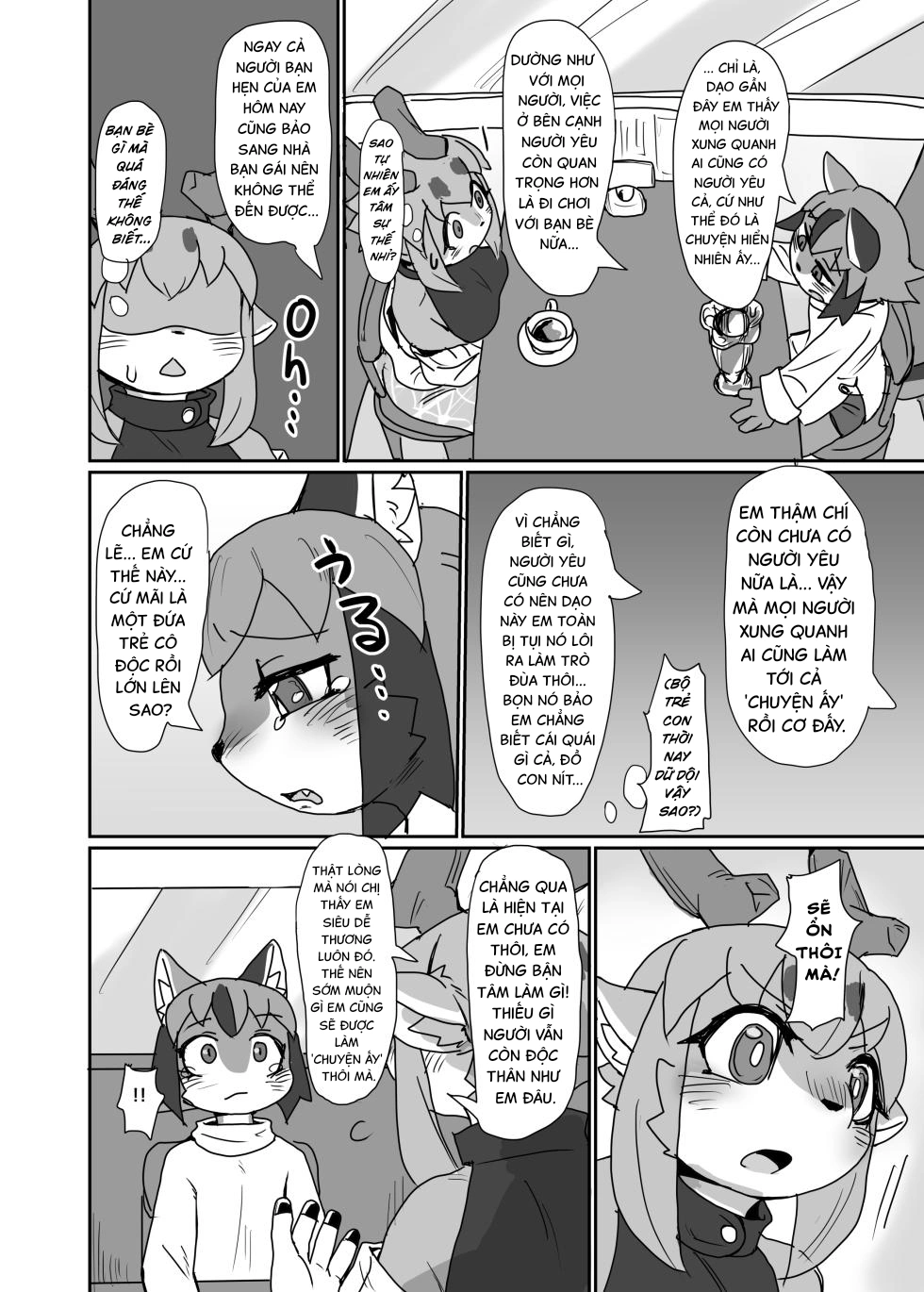 HentaiVN.net - Ảnh 8 - Dạy giúp em đi mà! Onee-san - Chap 1
