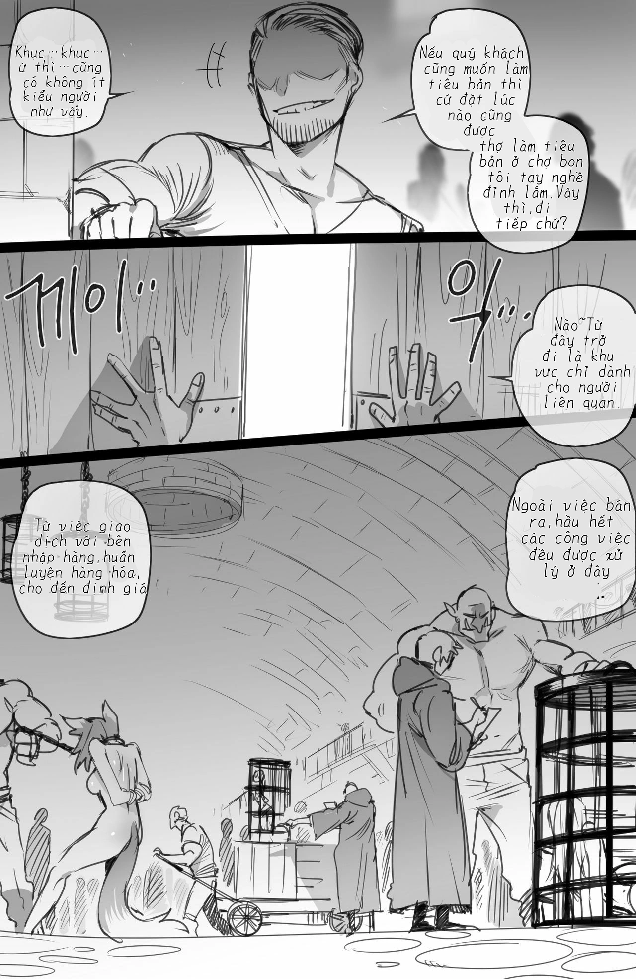 HentaiVN.net - Ảnh 12 - Chợ Nô Lệ ( Bản Full 1+2) - Chap 1
