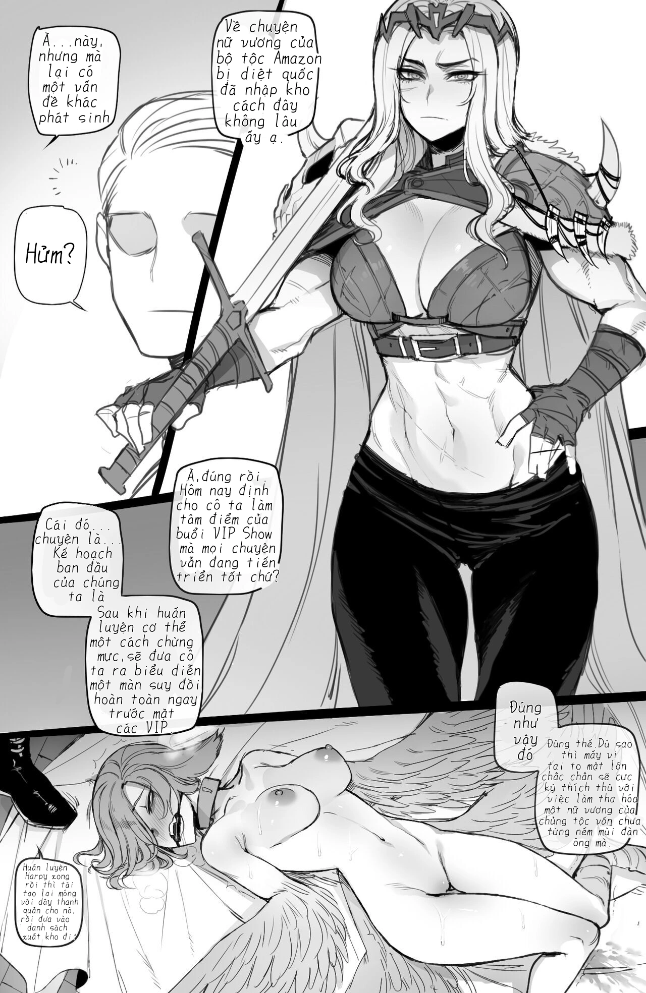 HentaiVN.net - Ảnh 31 - Chợ Nô Lệ ( Bản Full 1+2) - Chap 1