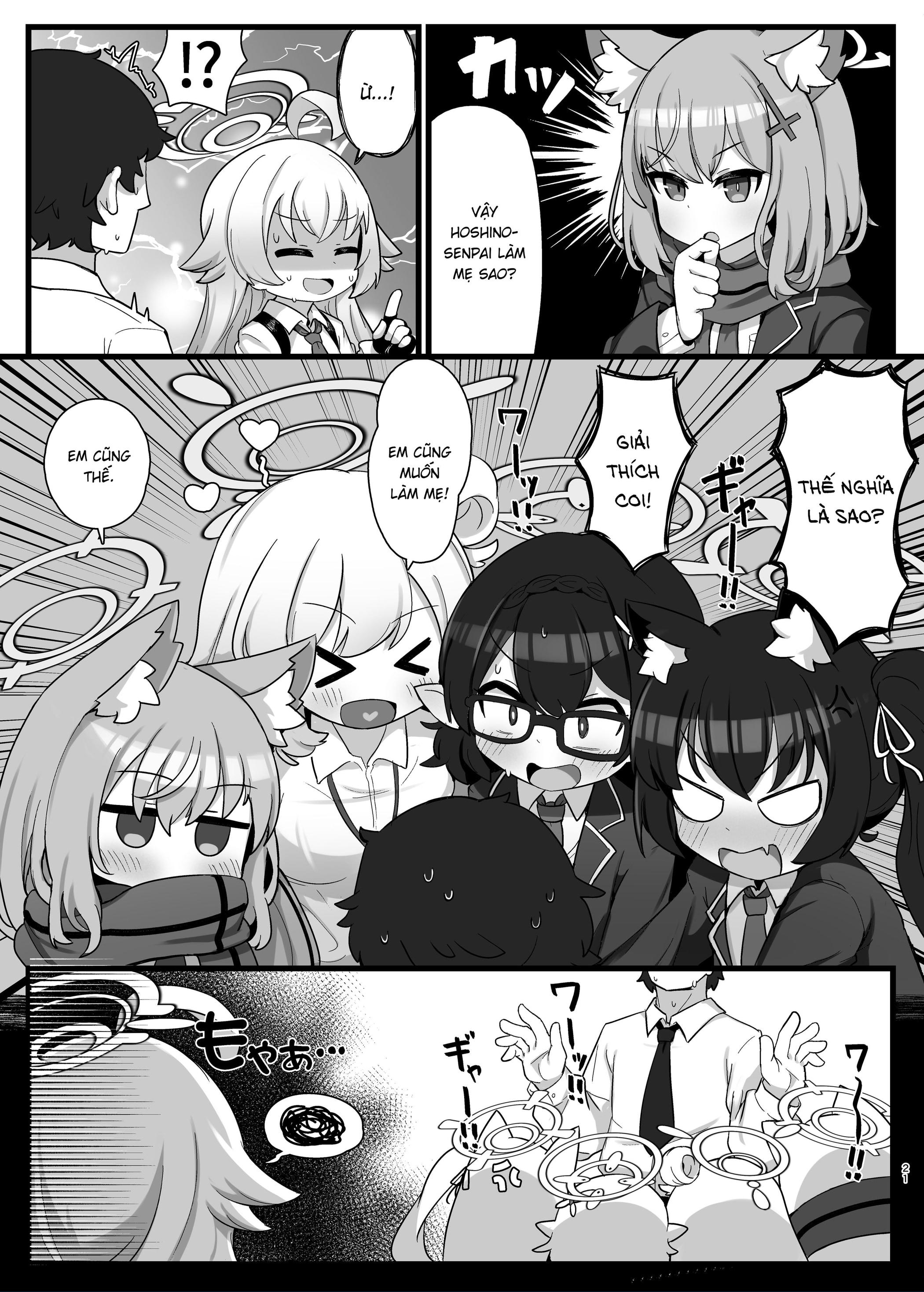 HentaiVN.net - Ảnh 20 - Tôi muốn làm cha của Hoshino-senpai - Chap 1