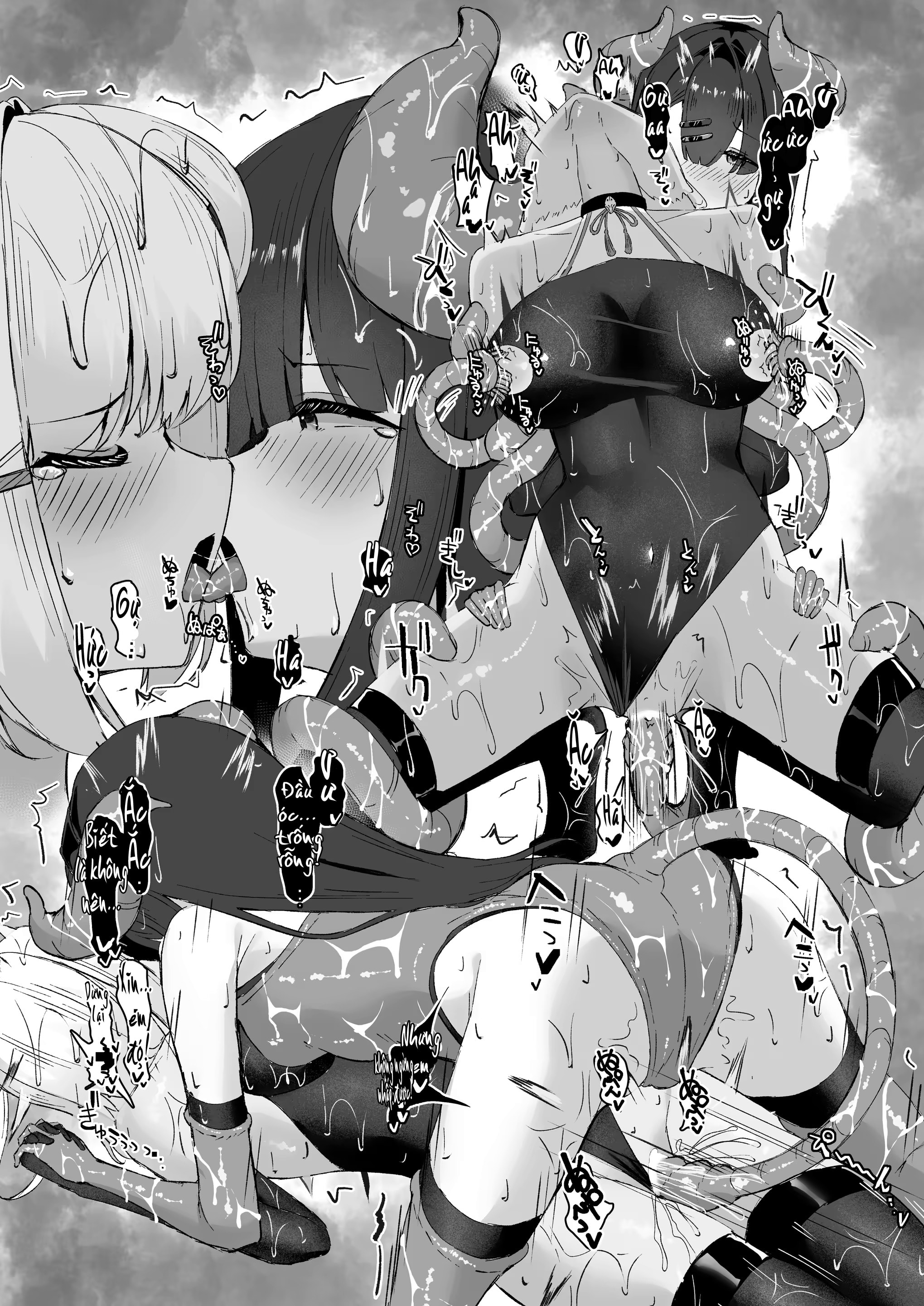 HentaiVN.net - Ảnh 49 - Thuật Sư Thượng Cấp Bị Đàn Em Đánh Bại Bằng Xúc Tu - Chap 1