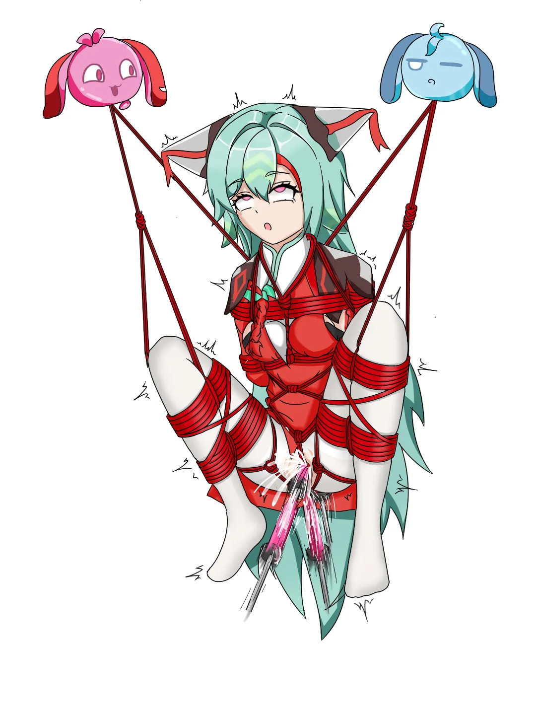 HentaiVN.net - Ảnh 10 - 被小红小蓝绑架的少司缘 - Chap 1