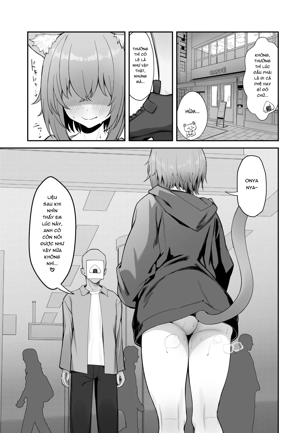 HentaiVN.net - Ảnh 4 - Phát tình! Trừng trị nàng mèo siêu dâm đãng - Chap 1