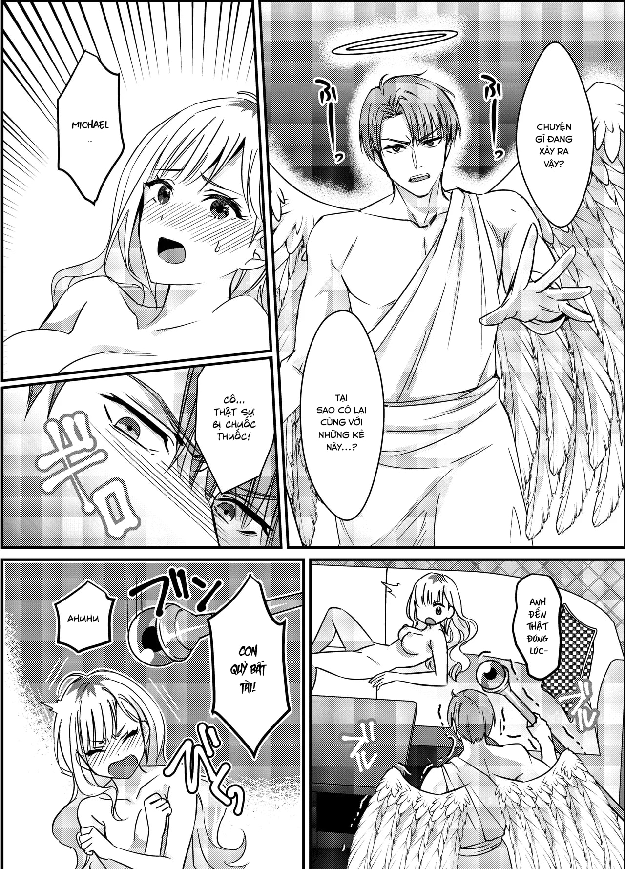 HentaiVN.net - Ảnh 19 - Thiên thần và ác quỷ - Chap 1
