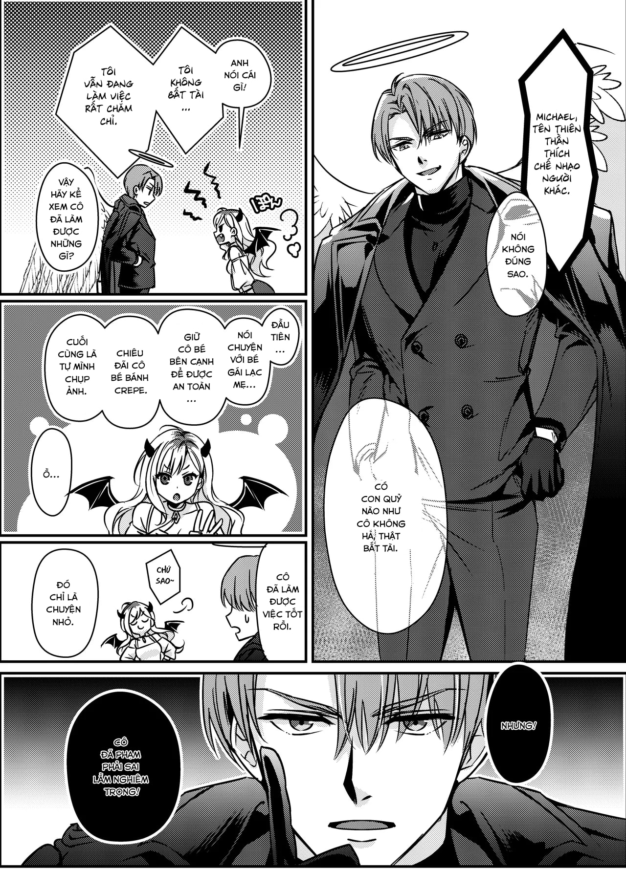 HentaiVN.net - Ảnh 5 - Thiên thần và ác quỷ - Chap 1