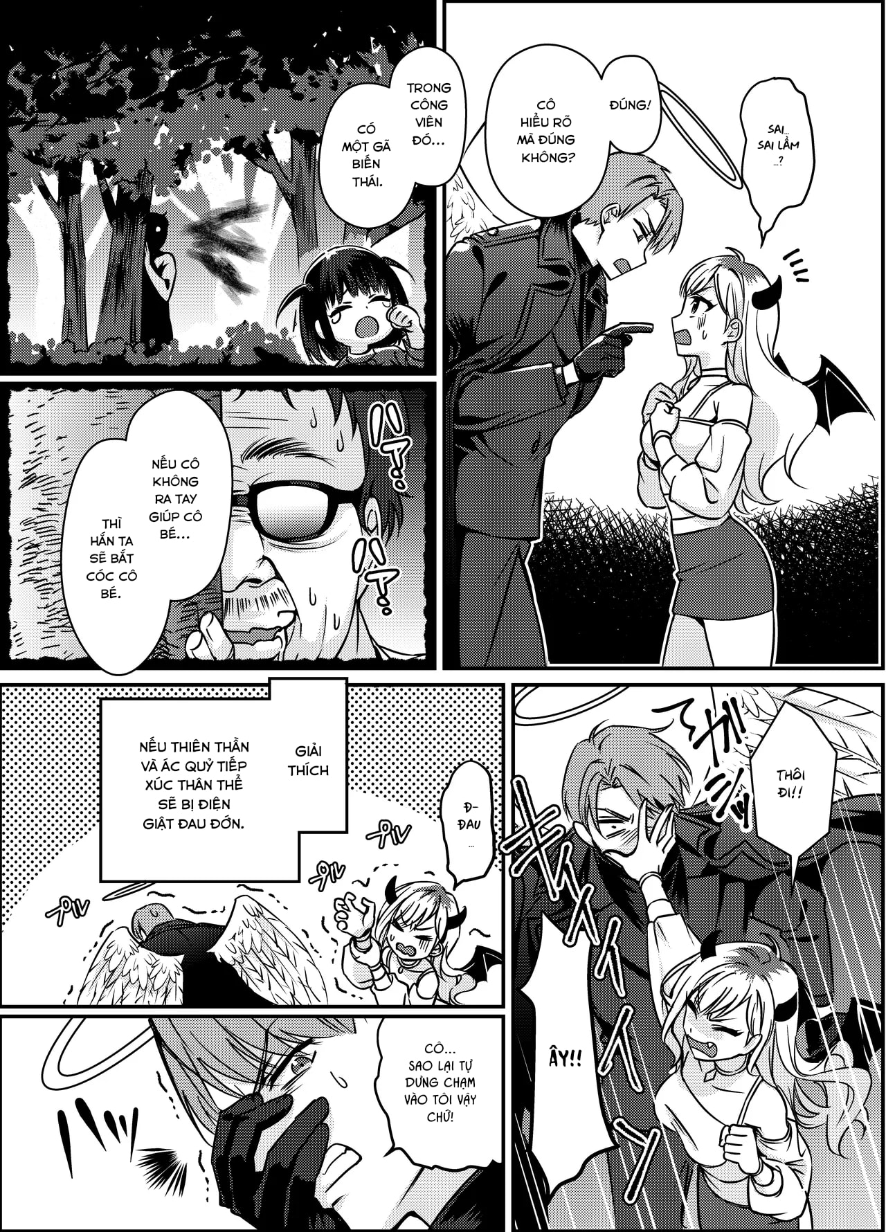HentaiVN.net - Ảnh 6 - Thiên thần và ác quỷ - Chap 1