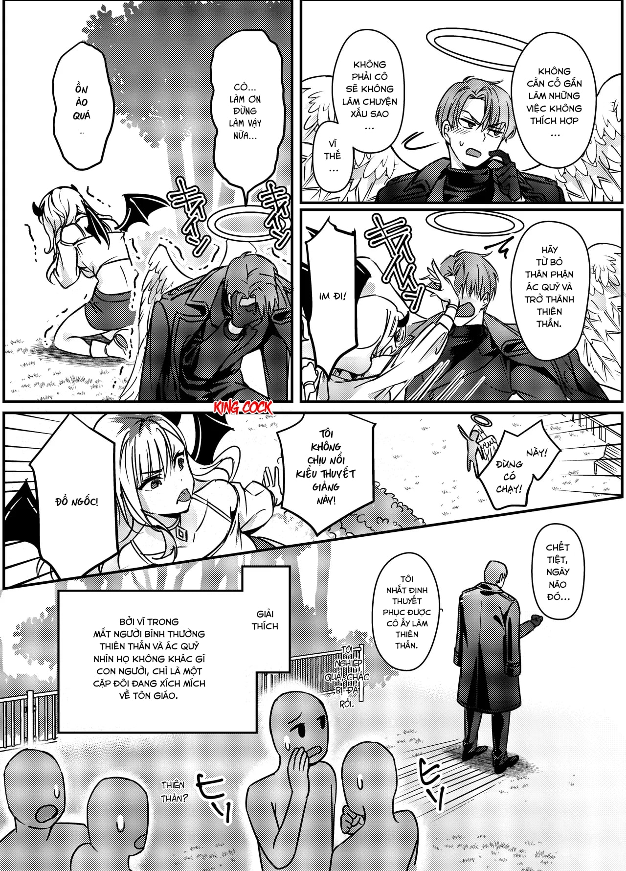 HentaiVN.net - Ảnh 8 - Thiên thần và ác quỷ - Chap 1