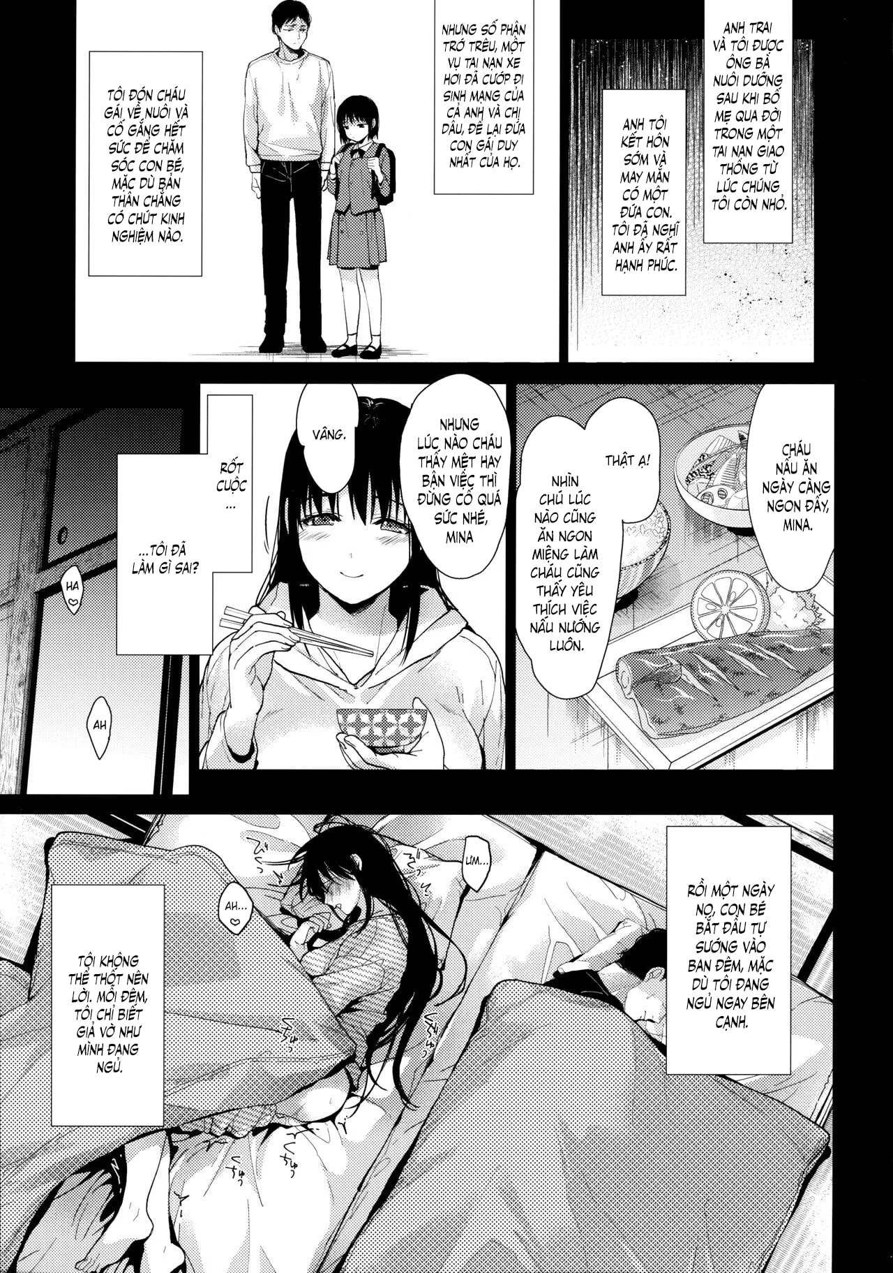 HentaiVN.net - Ảnh 4 - Cháu chỉ có mình chú thôi - Chap 1