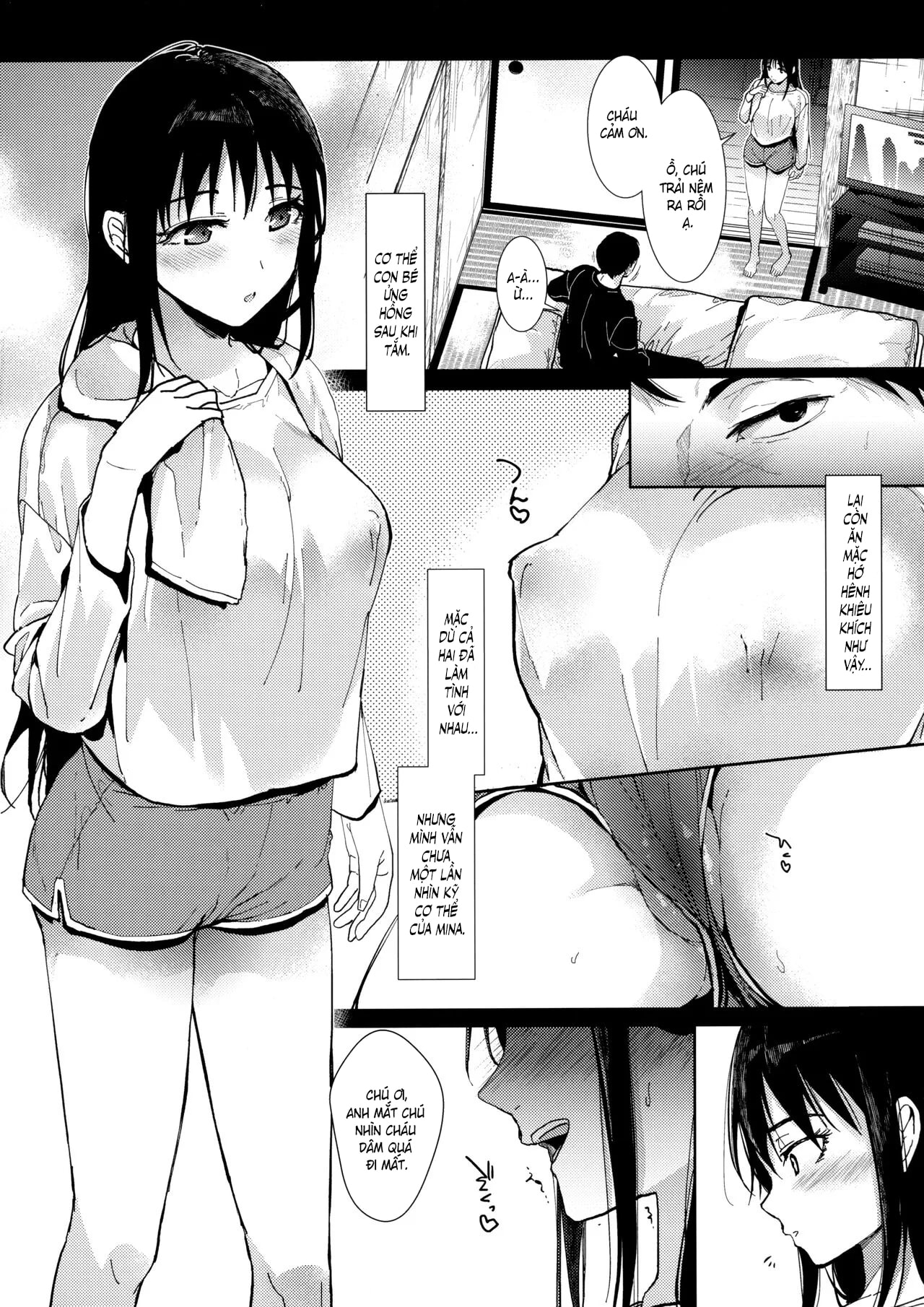 HentaiVN.net - Ảnh 9 - Cháu chỉ có mình chú thôi - Chap 1