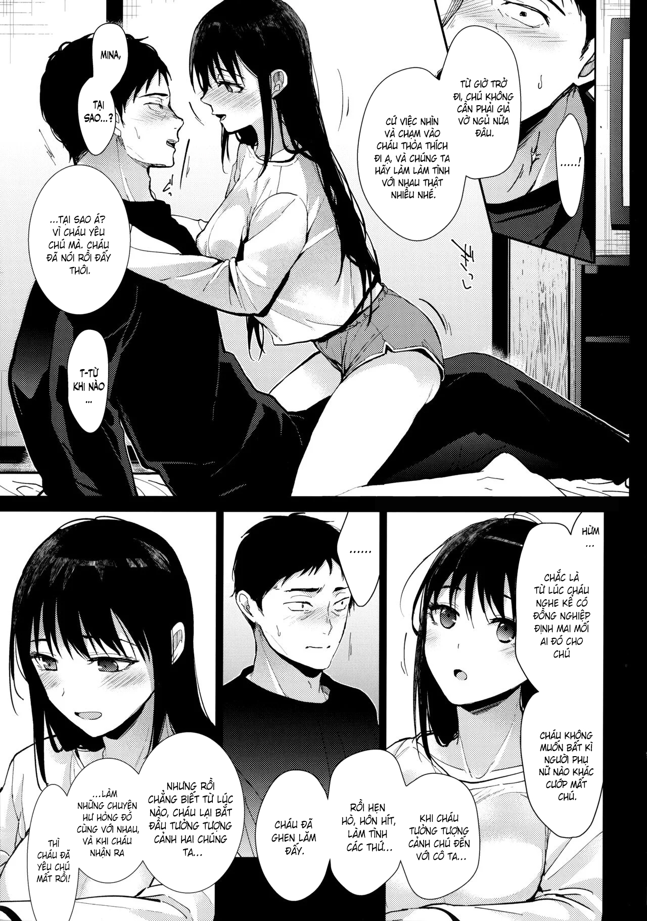 HentaiVN.net - Ảnh 10 - Cháu chỉ có mình chú thôi - Chap 1