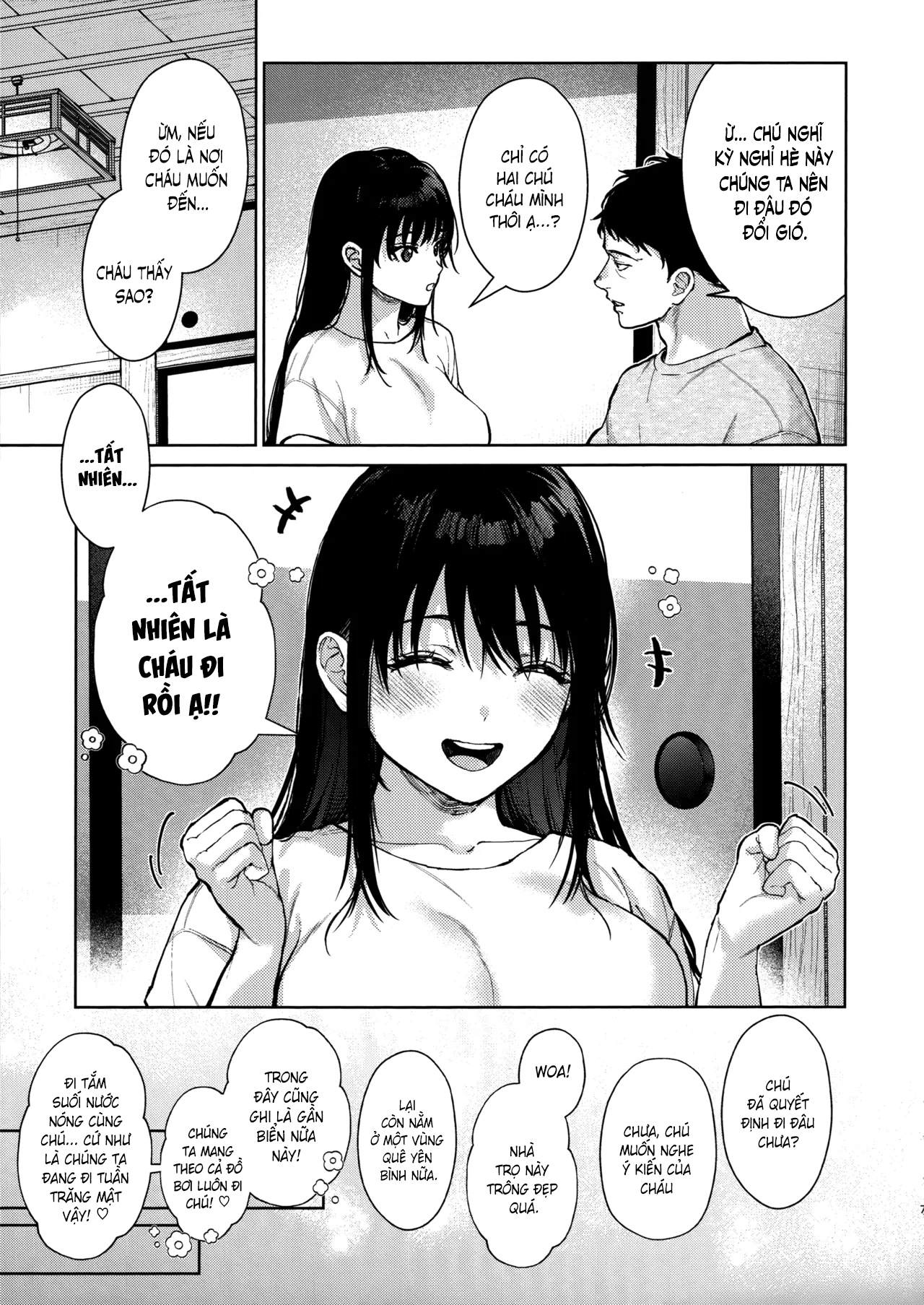 HentaiVN.net - Ảnh 4 - Cháu chỉ có mình chú thôi - Chap 3