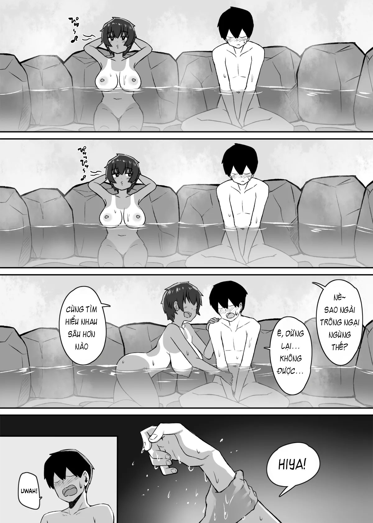 HentaiVN.net - Ảnh 13 - Hai Chị Em Ở Quán Trọ Quá Cởi Mở Trong Việc Làm Tình - Chap 1