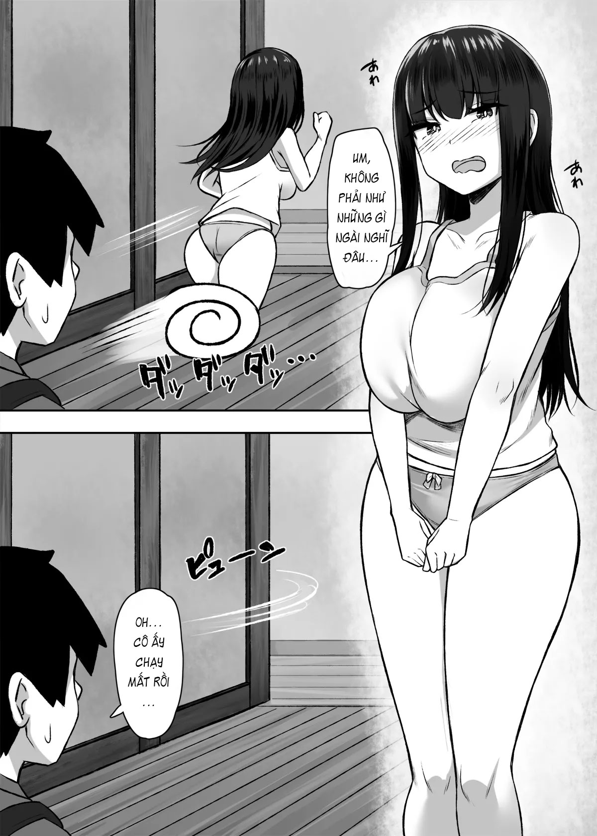 HentaiVN.net - Ảnh 4 - Hai Chị Em Ở Quán Trọ Quá Cởi Mở Trong Việc Làm Tình - Chap 1
