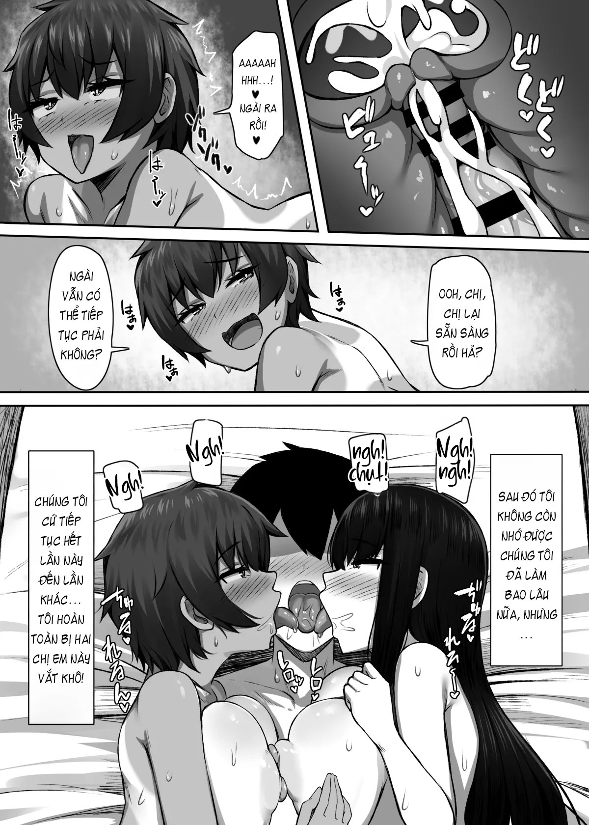 HentaiVN.net - Ảnh 43 - Hai Chị Em Ở Quán Trọ Quá Cởi Mở Trong Việc Làm Tình - Chap 1